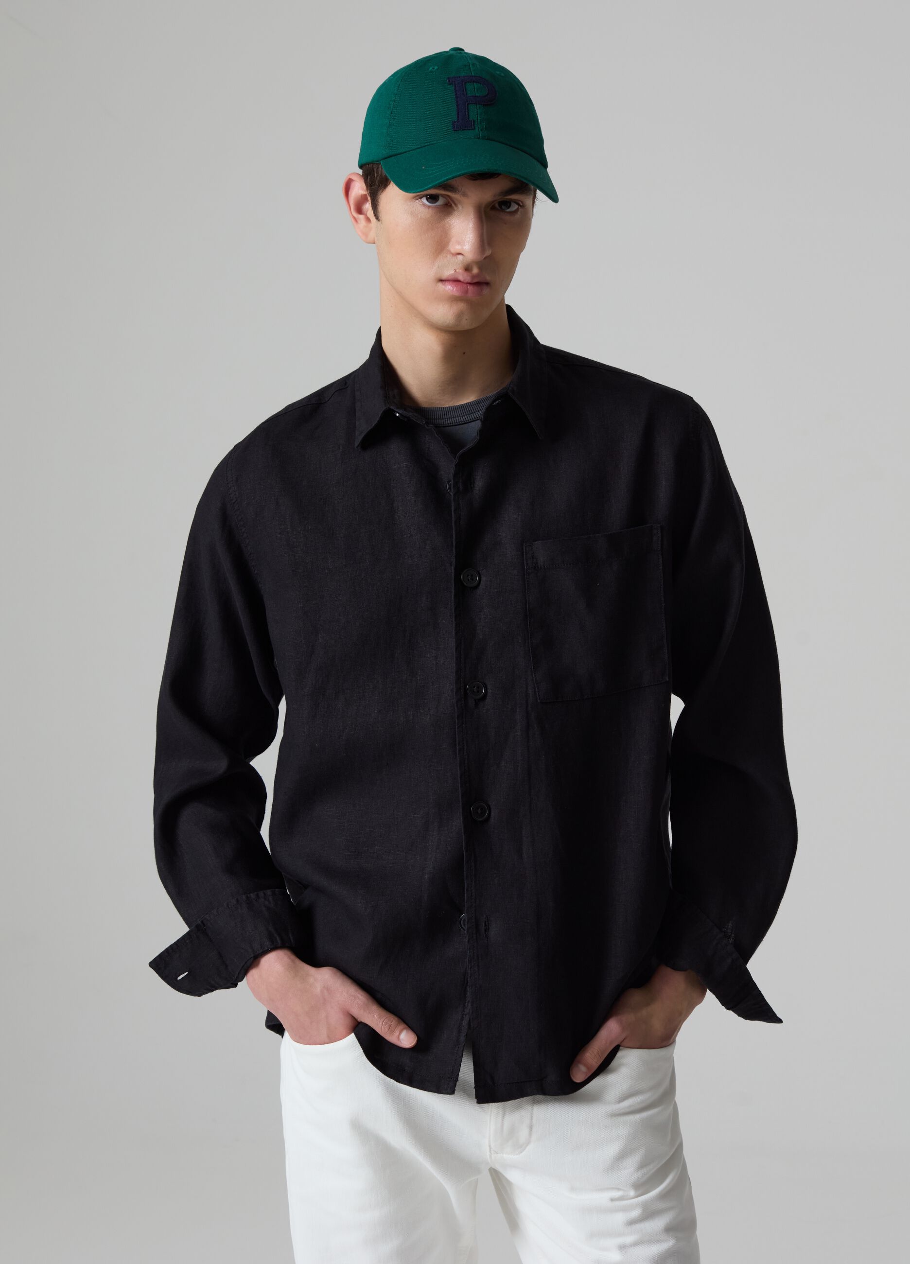 Sustainable linen shirt_0