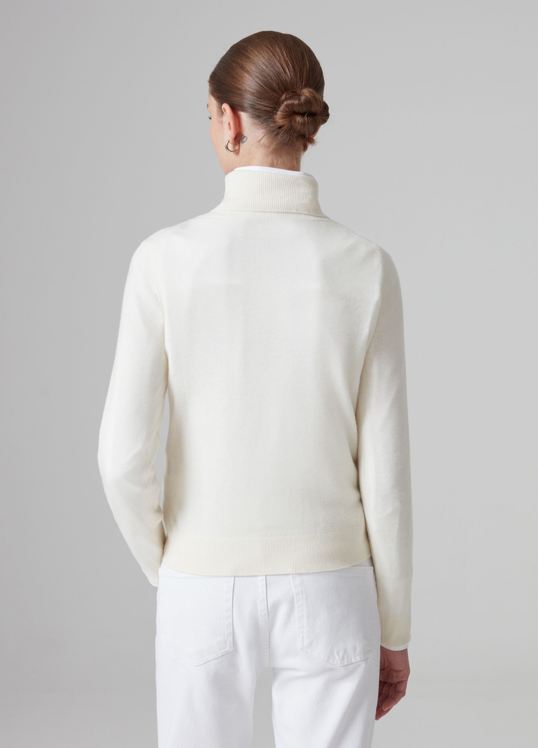 High-neck 100% cotton pullover_2
