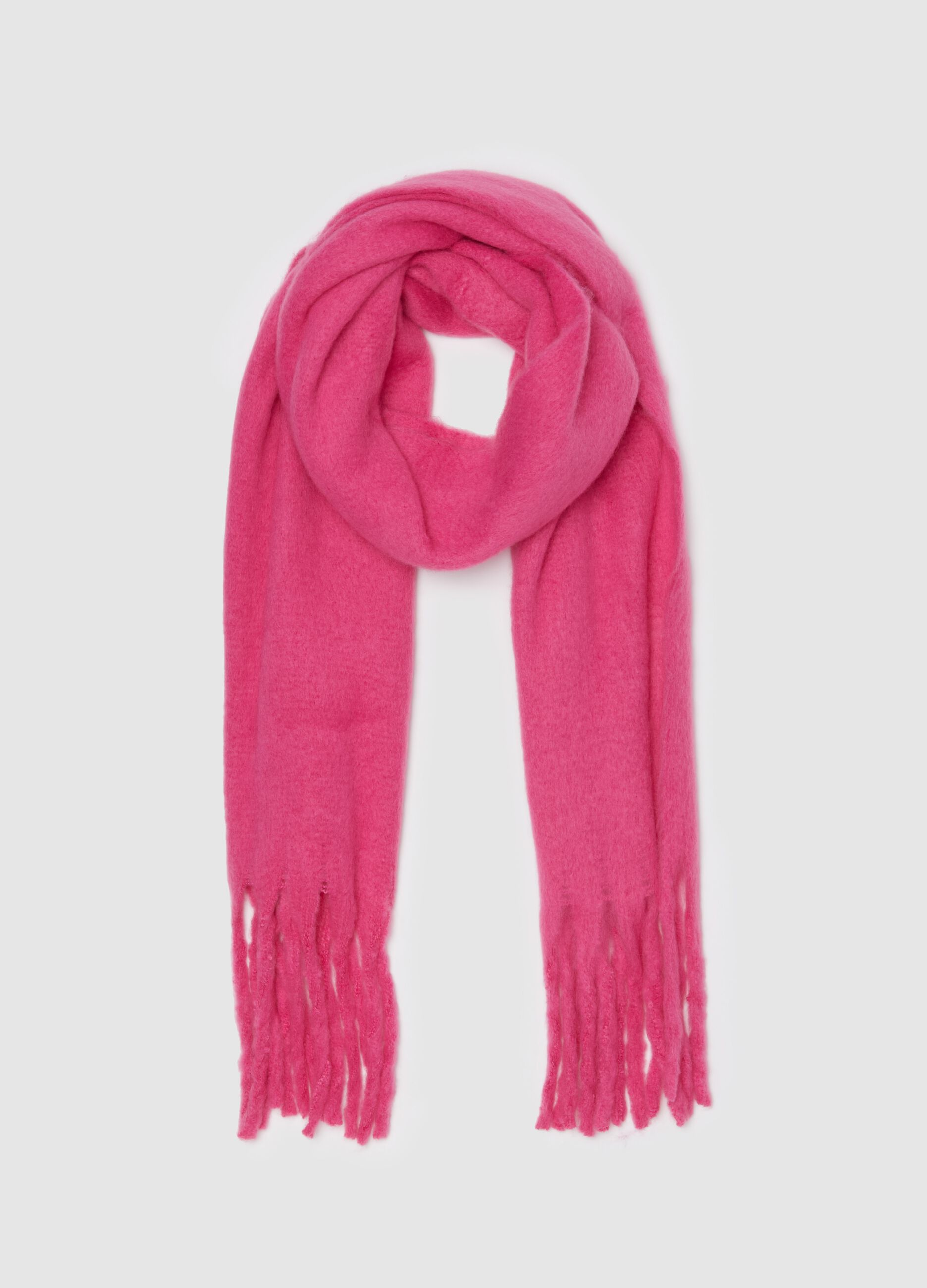 Fringed scarf