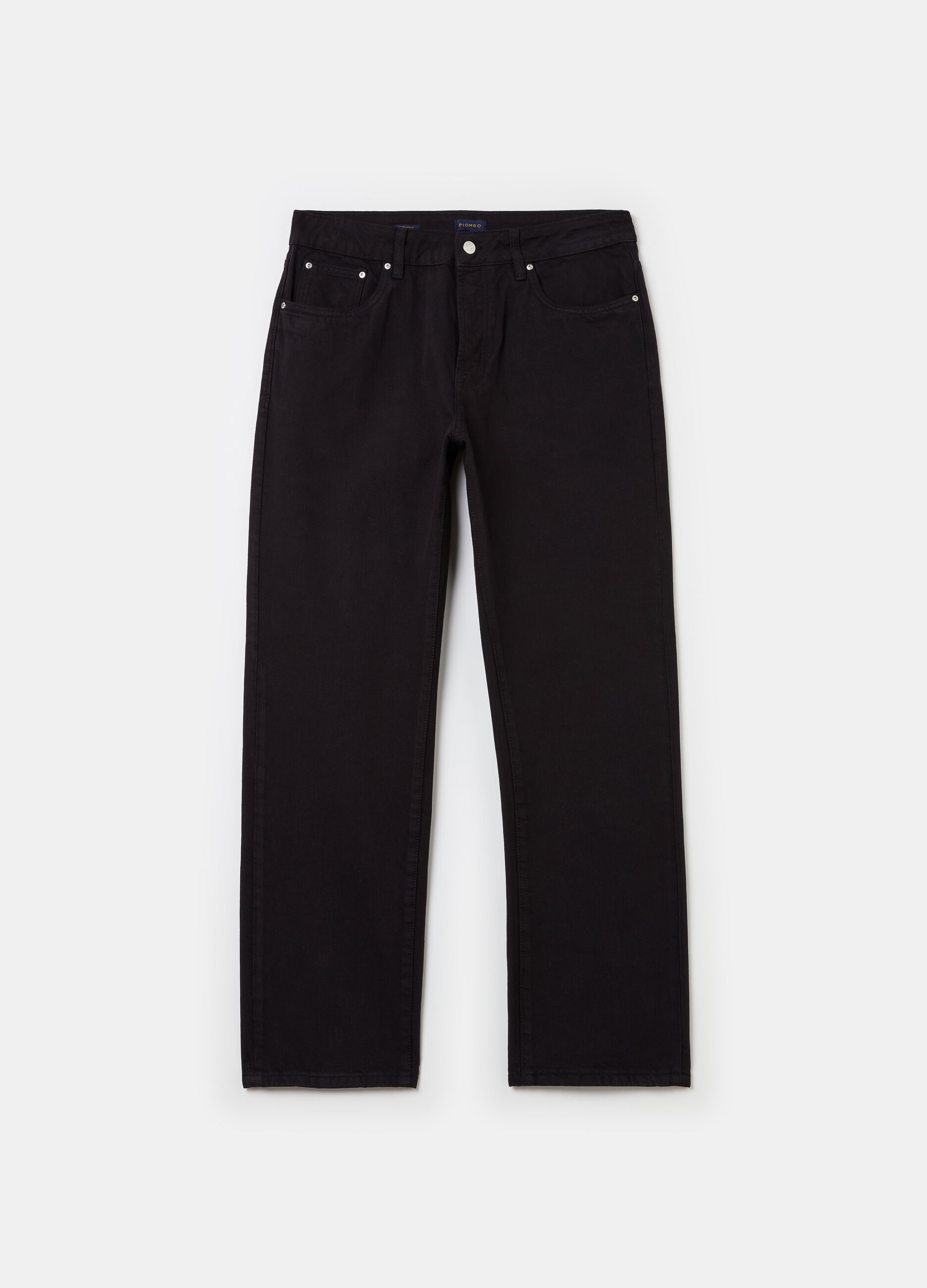 Straight-fit jeans in cotton twill