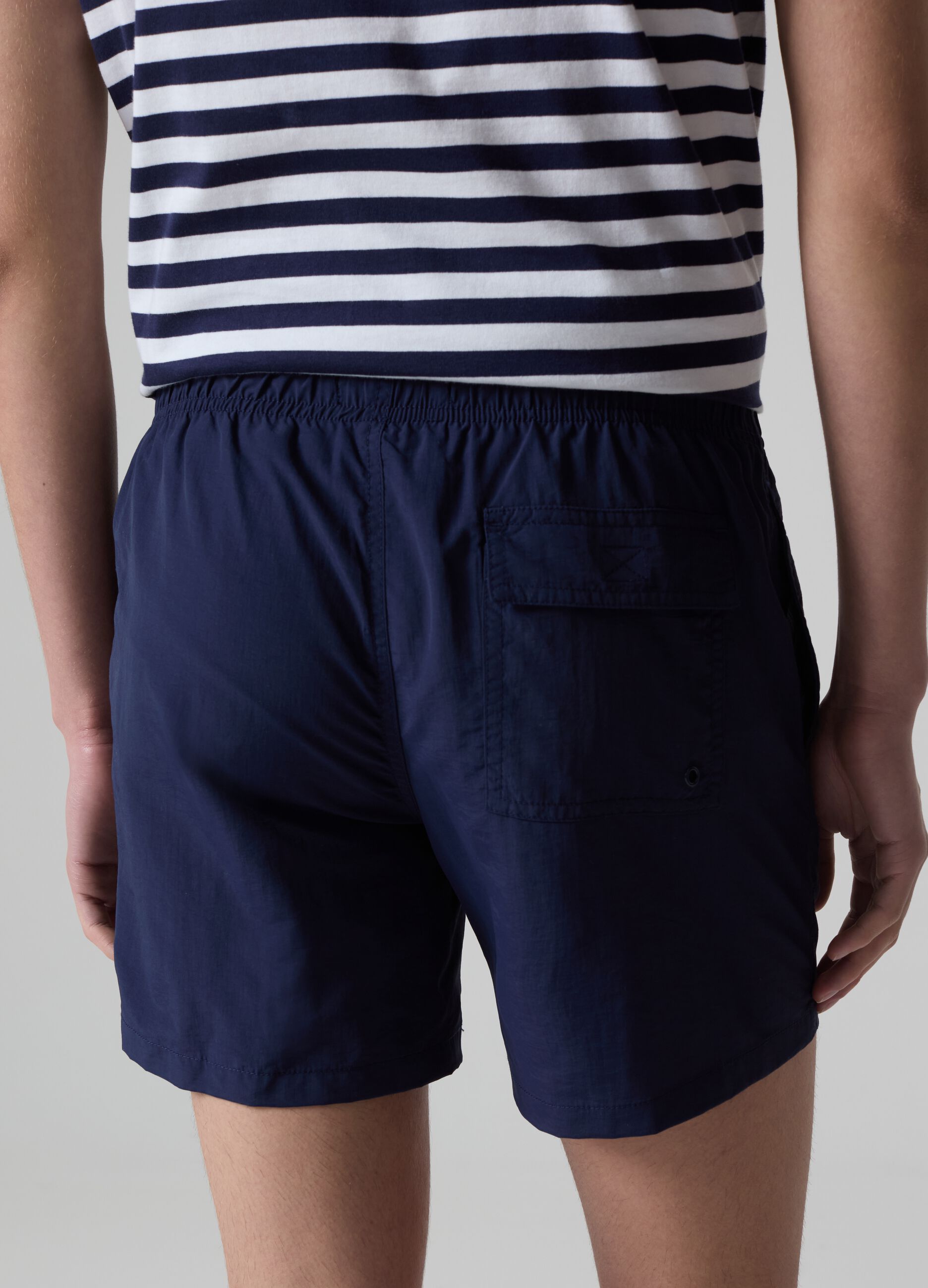 Bermuda swim shorts with drawstring_2