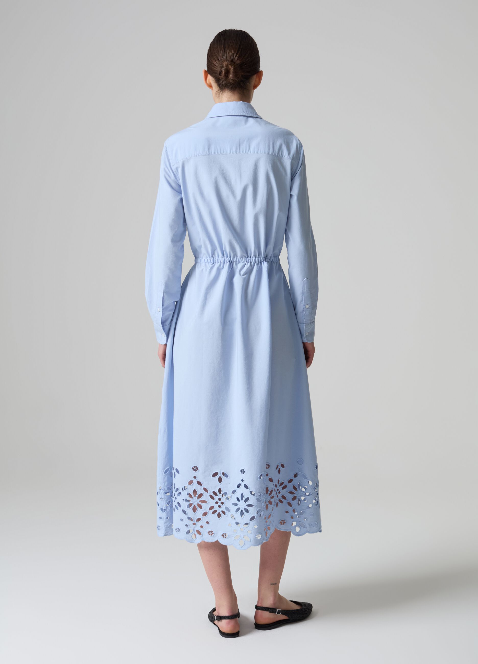 Long shirt dress with broderie anglaise hem_2