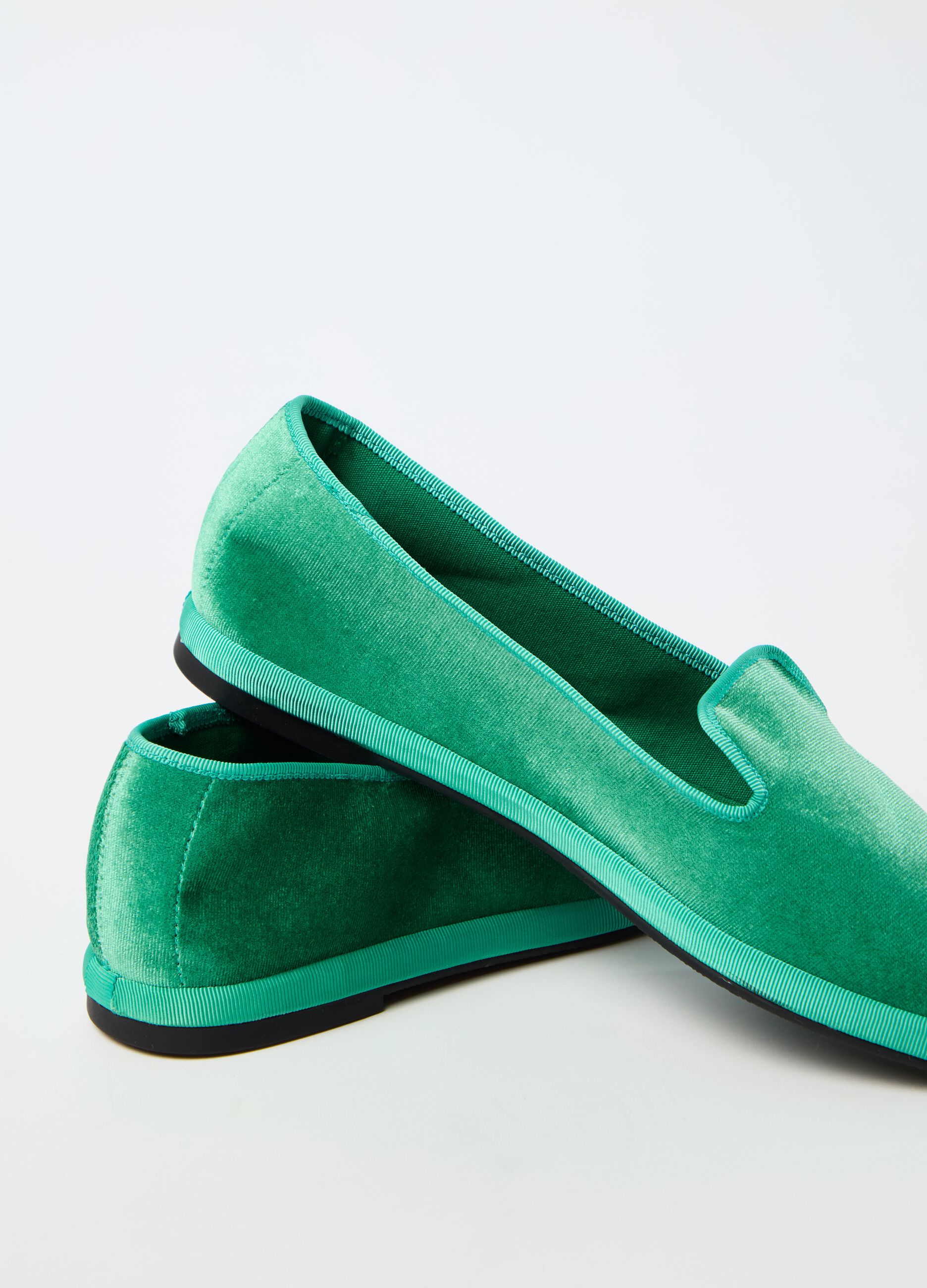 Velvet Friulian slippers