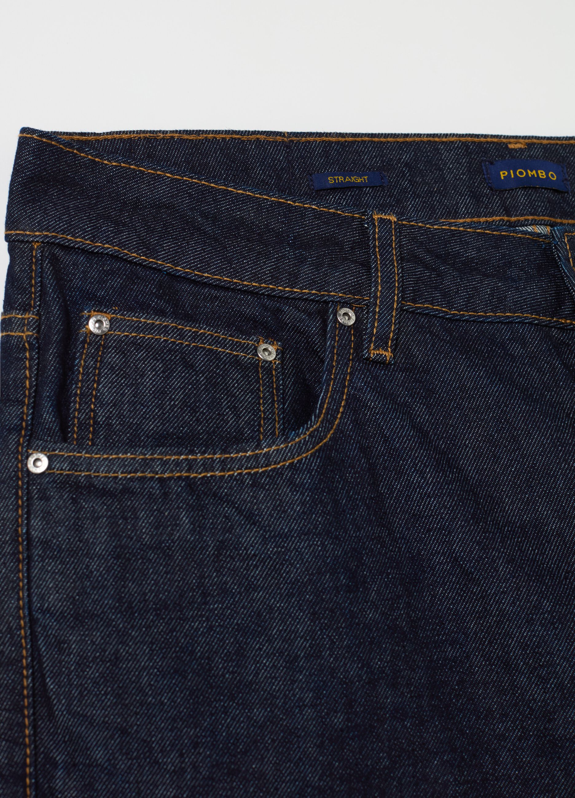 Five-pocket,straight-fit jeans_1