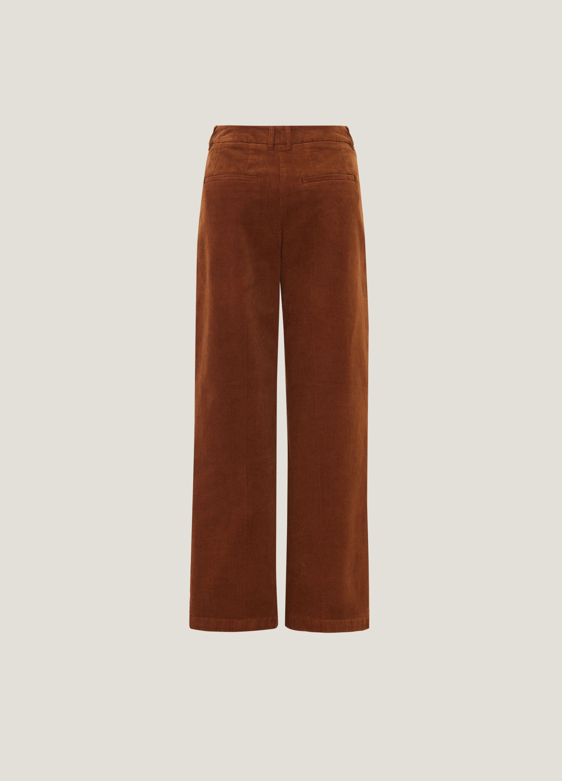 Straight-fit trousers in corduroy_4