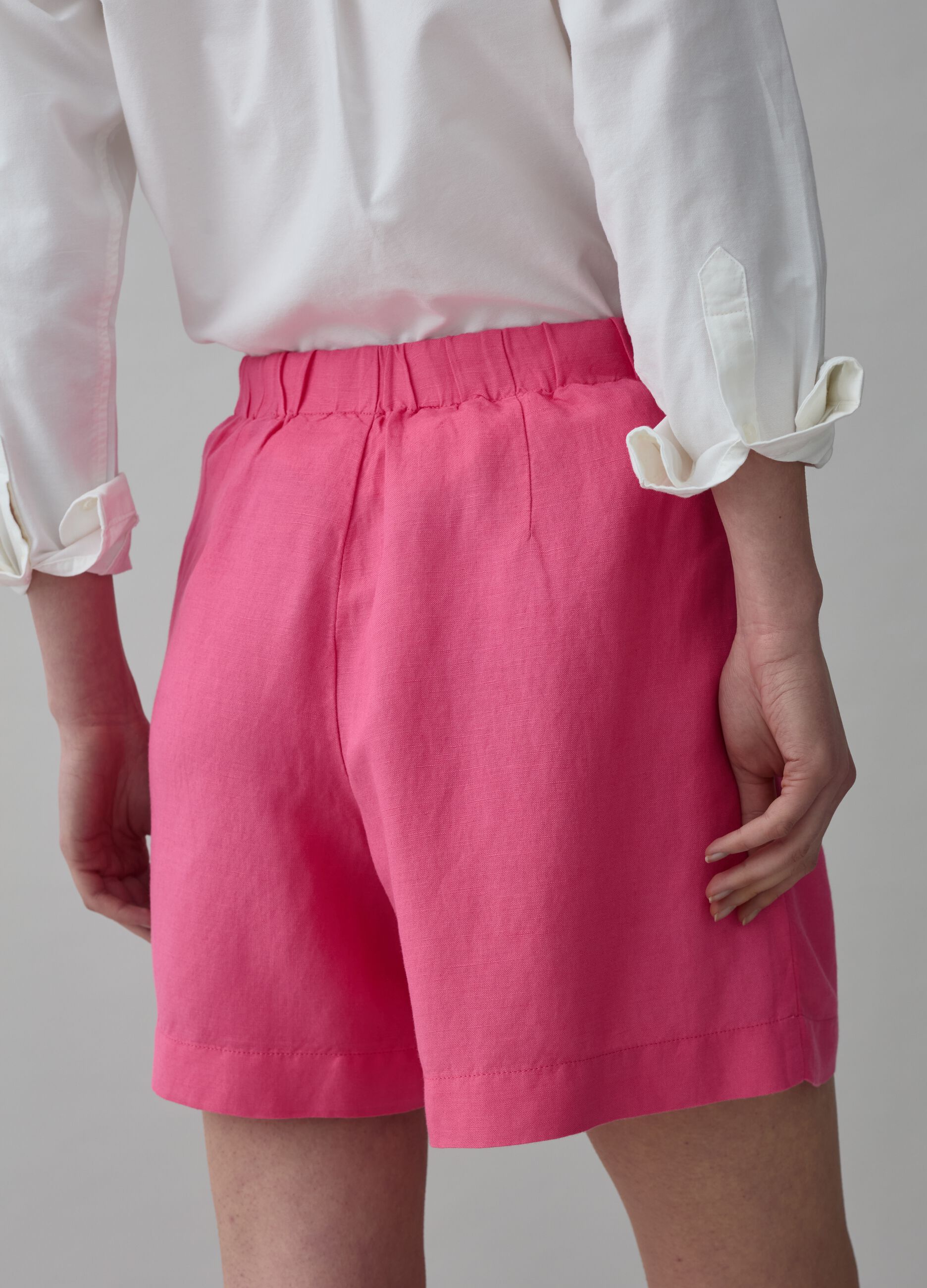 Linen and viscose skort_2