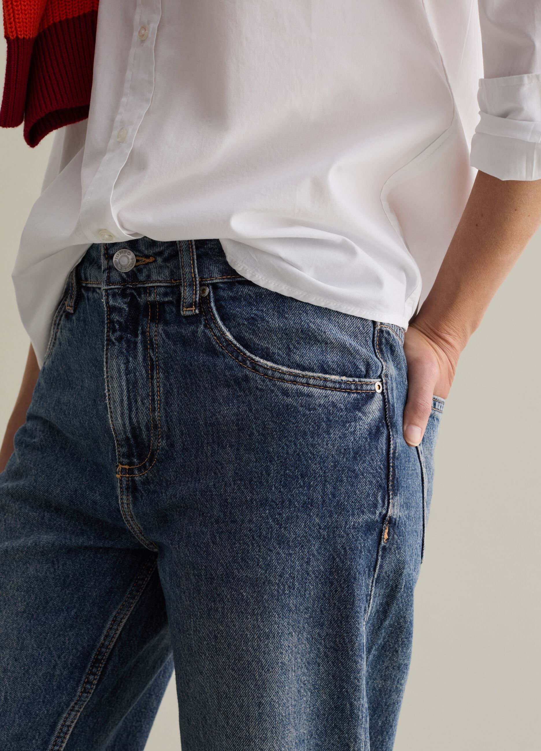 Five-pocket,straight-fit jeans_3