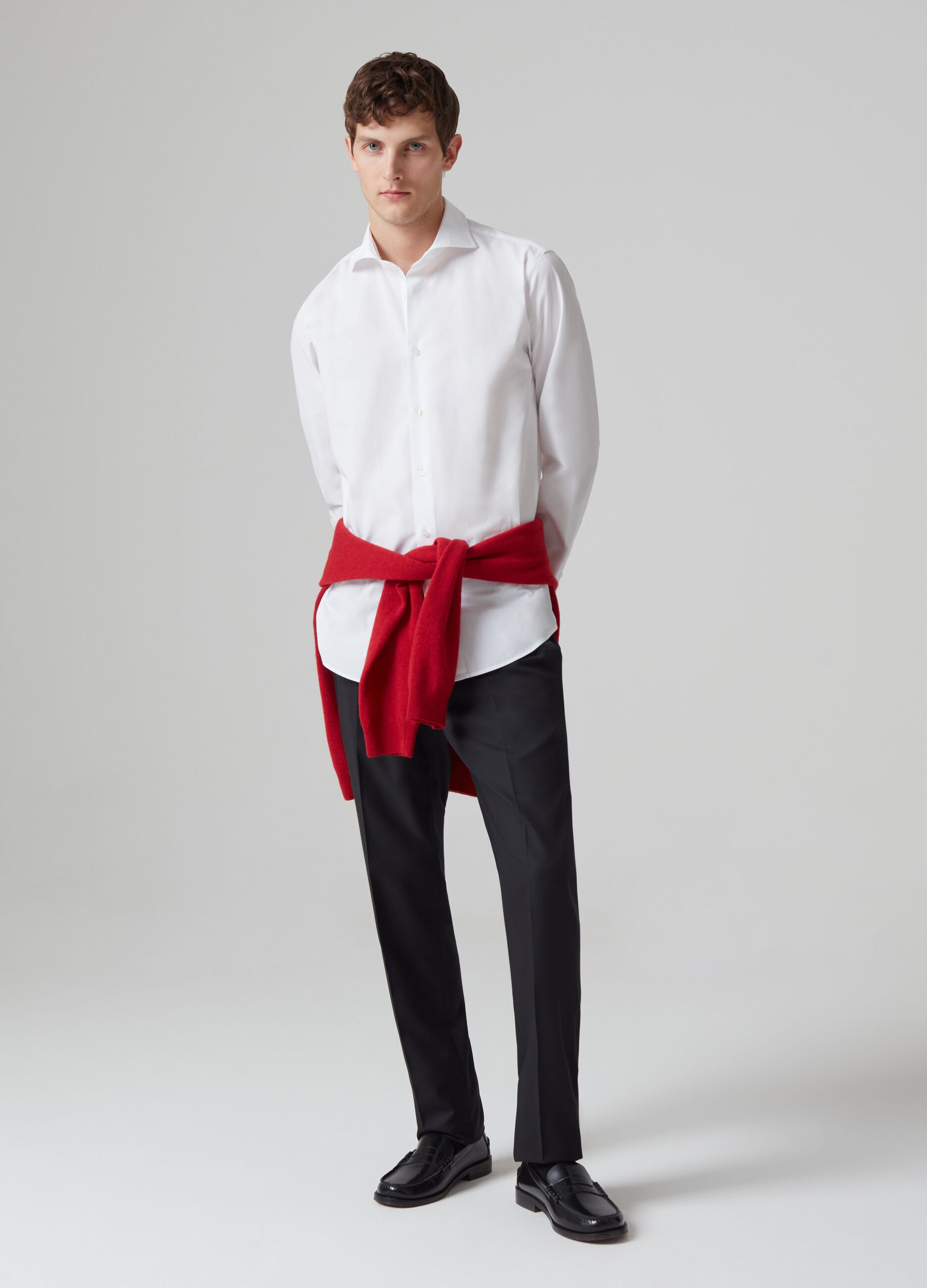Elegant Maroon Lycra Solid Trousers For Women – Biponi