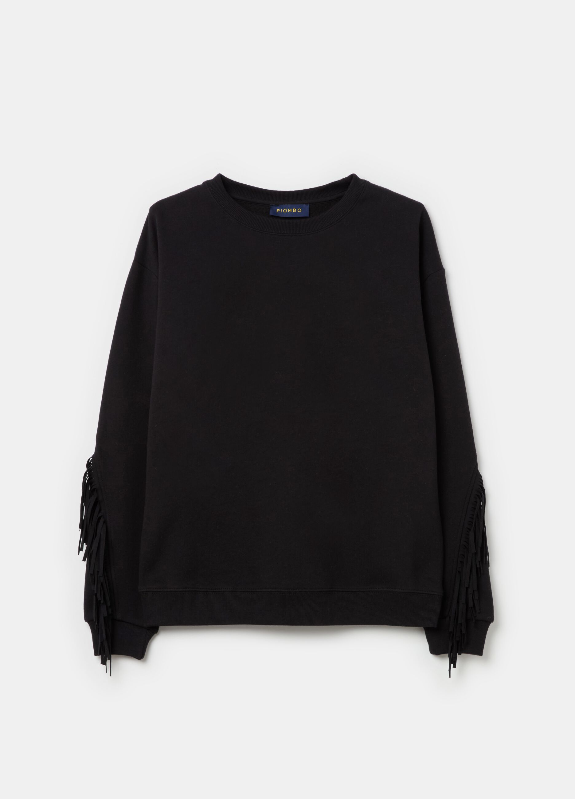 Oversized sweatshirt with fringing_4