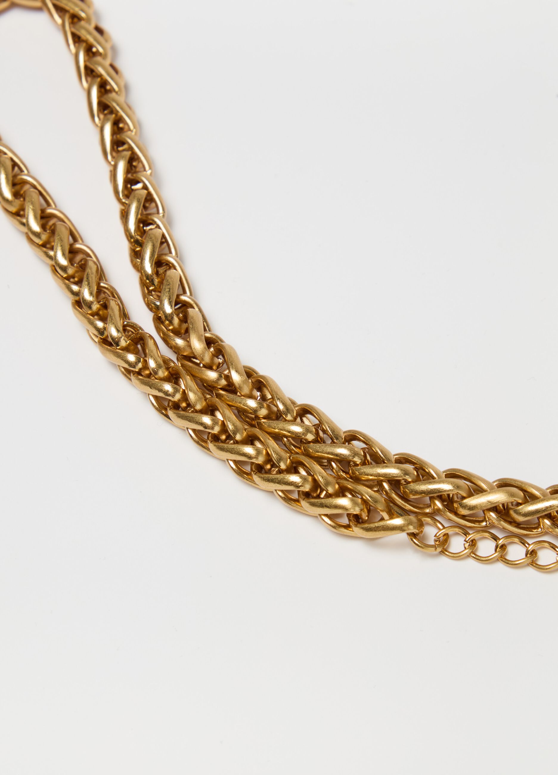 Golden chain necklace_2