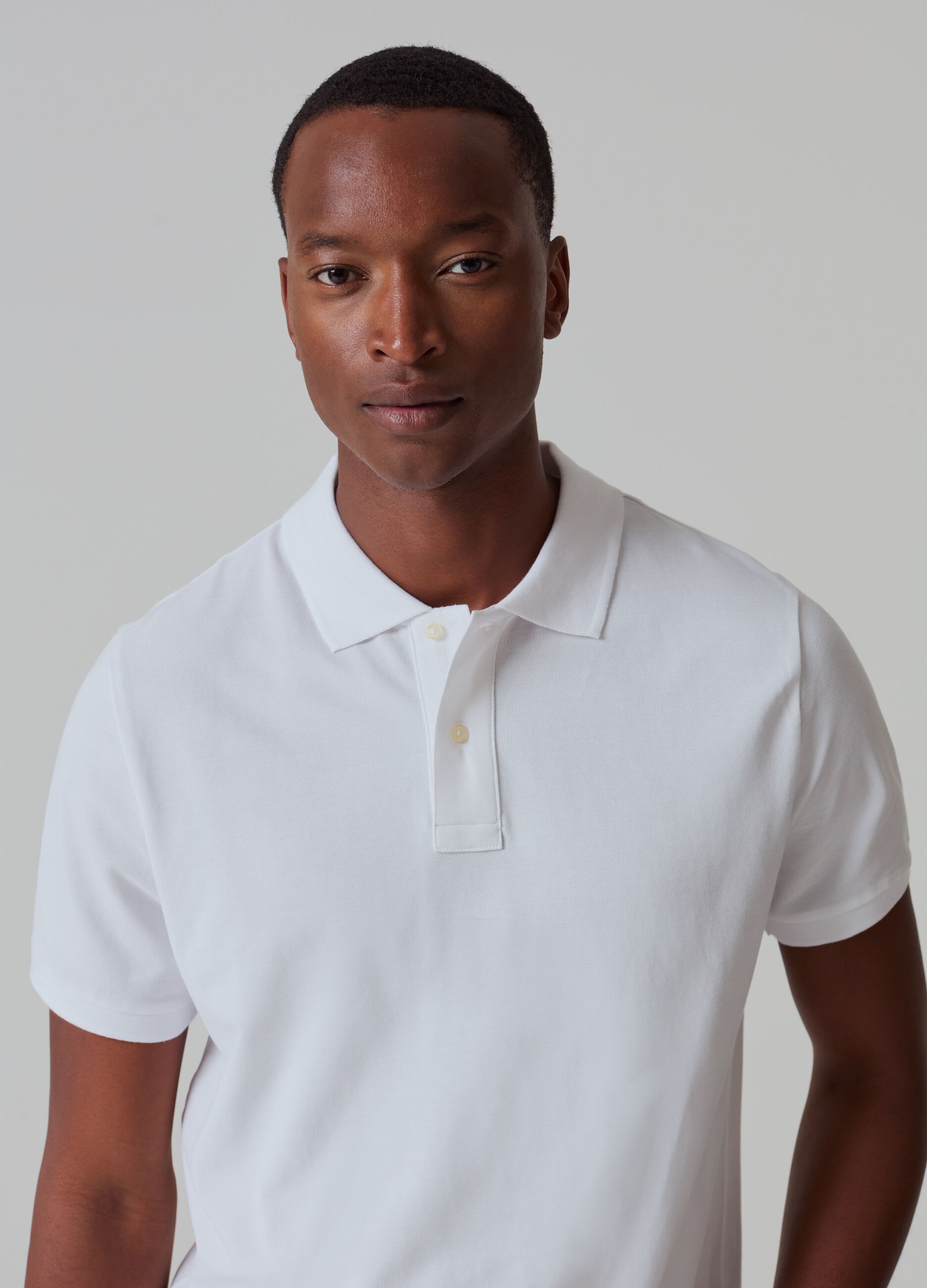 Supima cotton piquet polo shirt_1