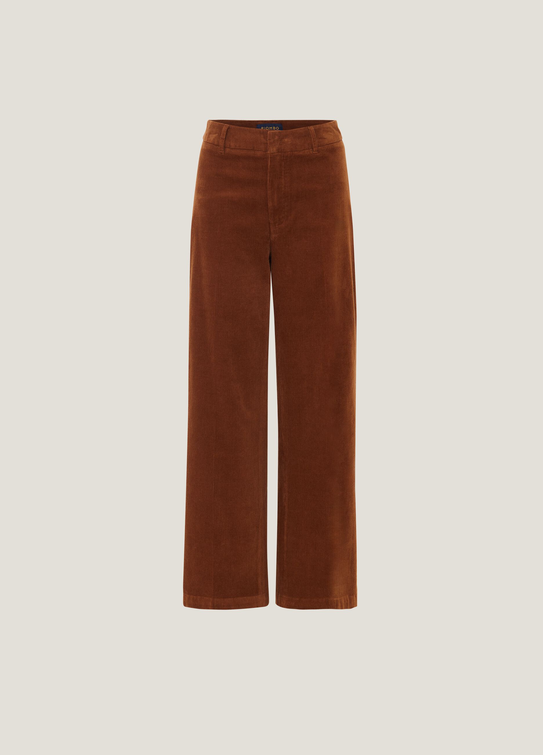 Straight-fit trousers in corduroy