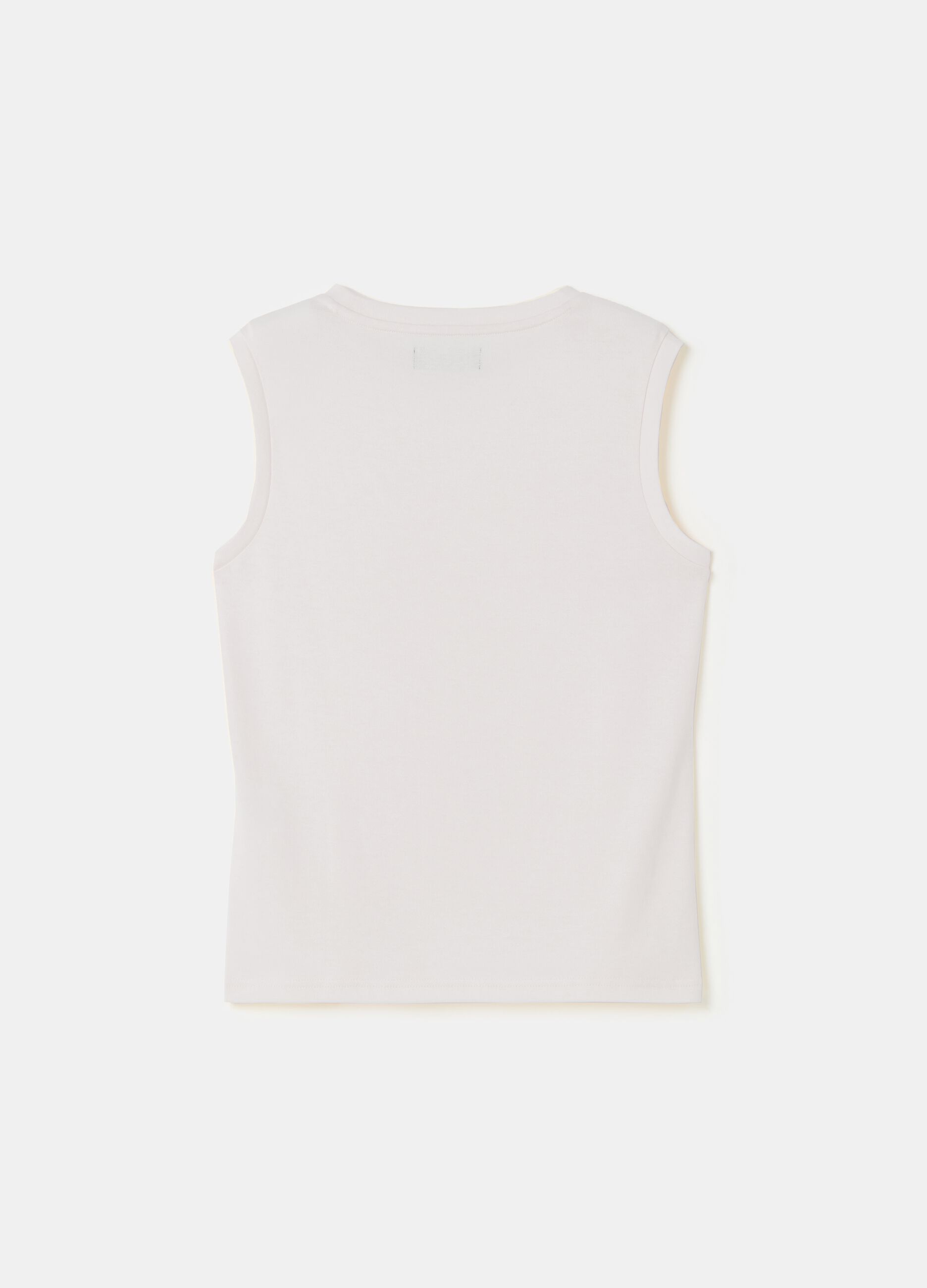 Contemporary sleeveless top