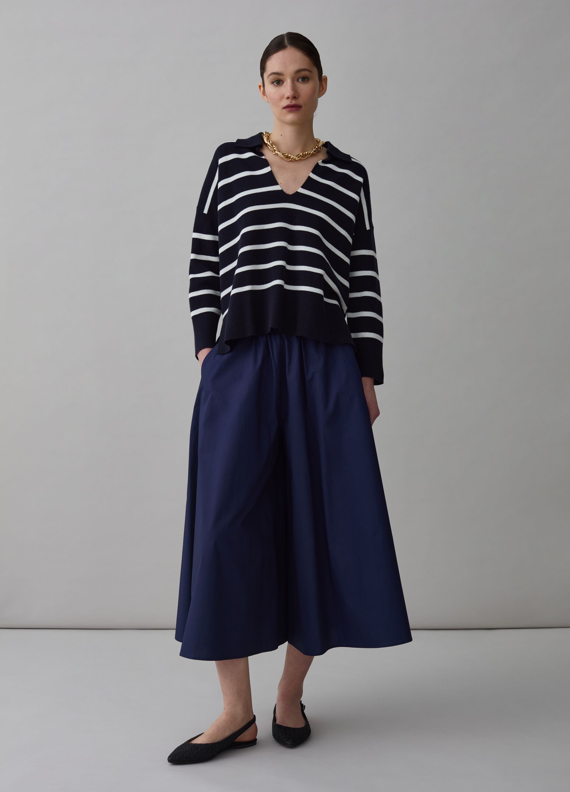 Culottes in poplin