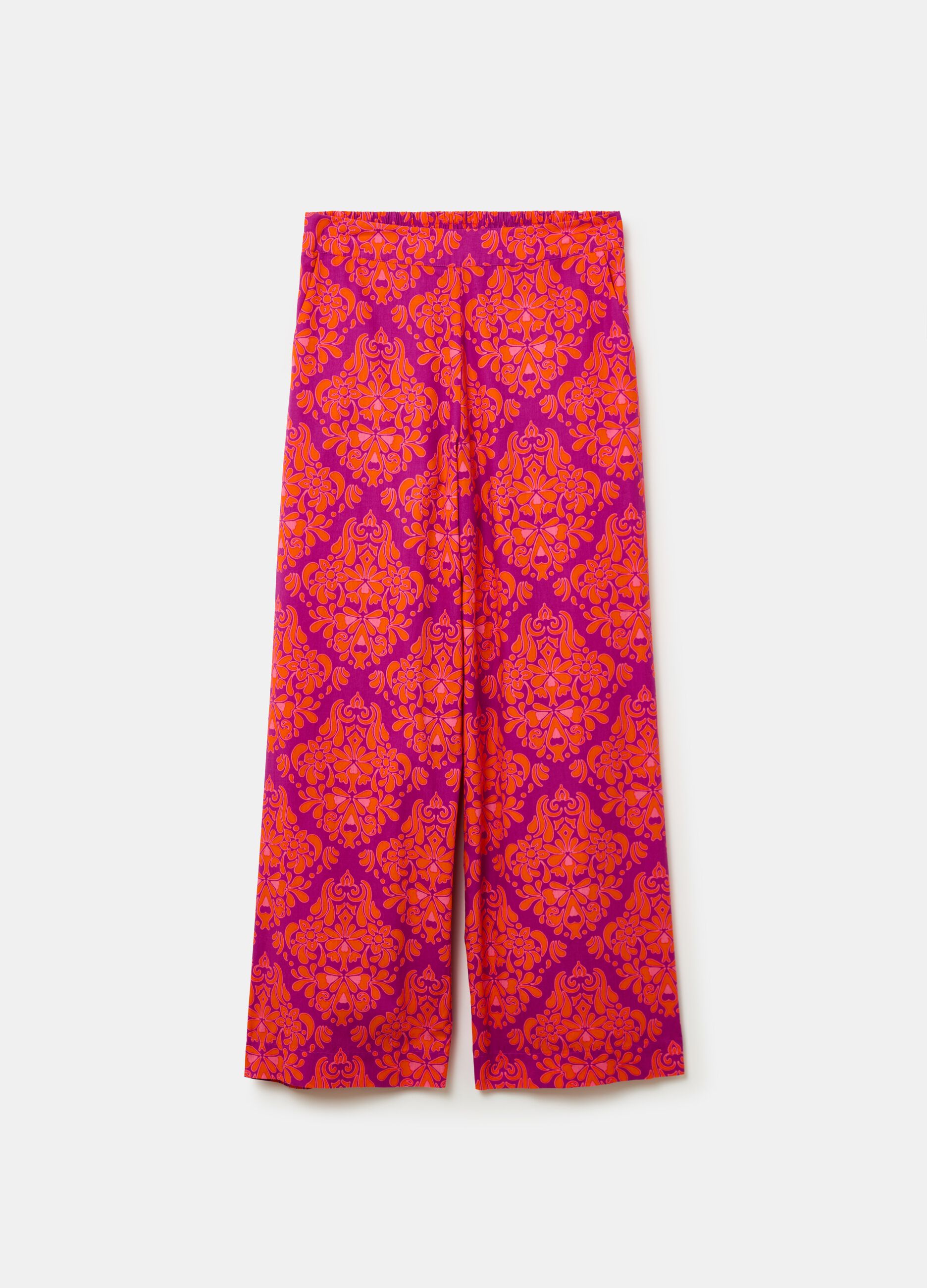 Wide-leg trousers with print_3