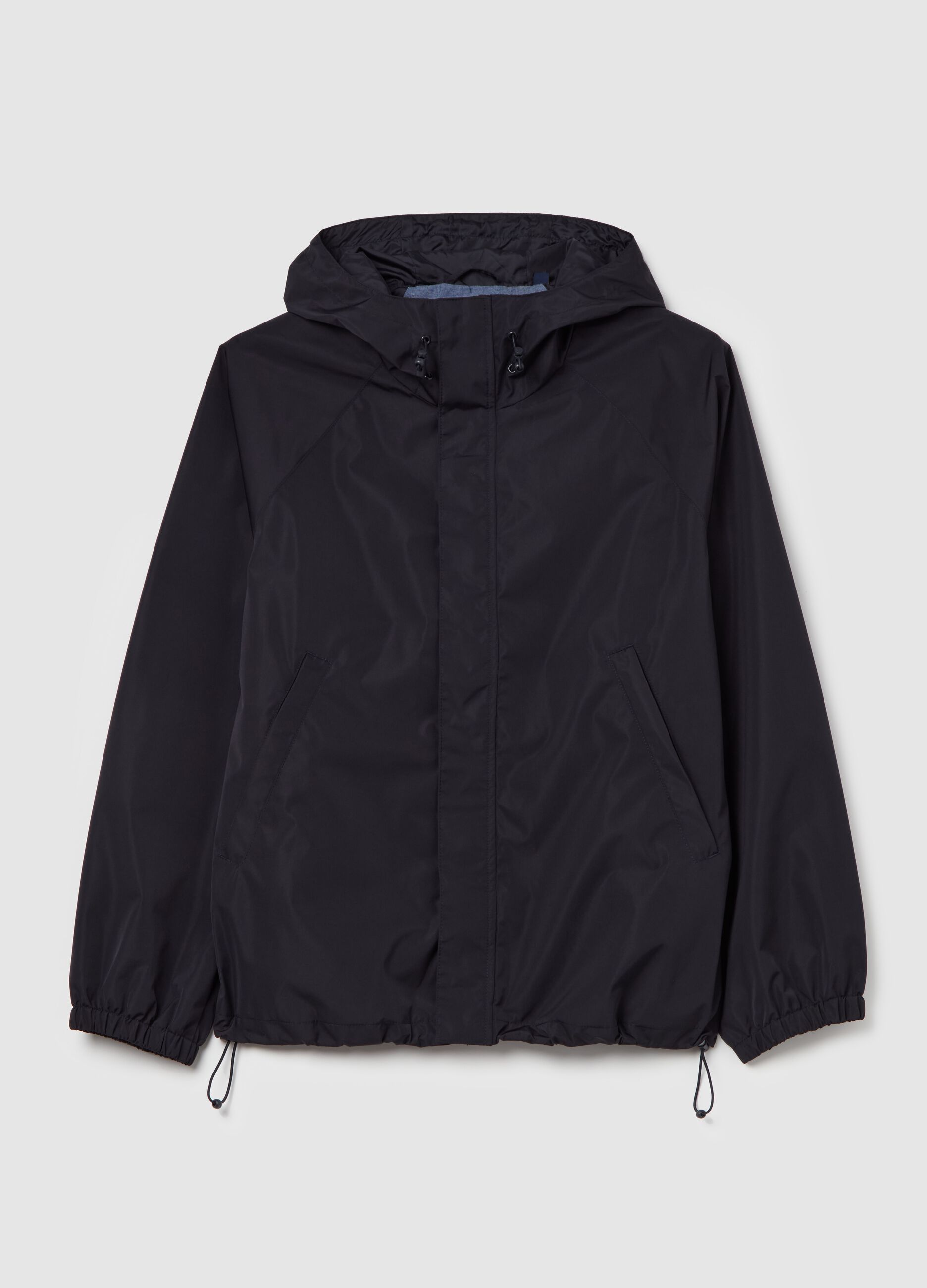 Short waterproof jacket with hood_4