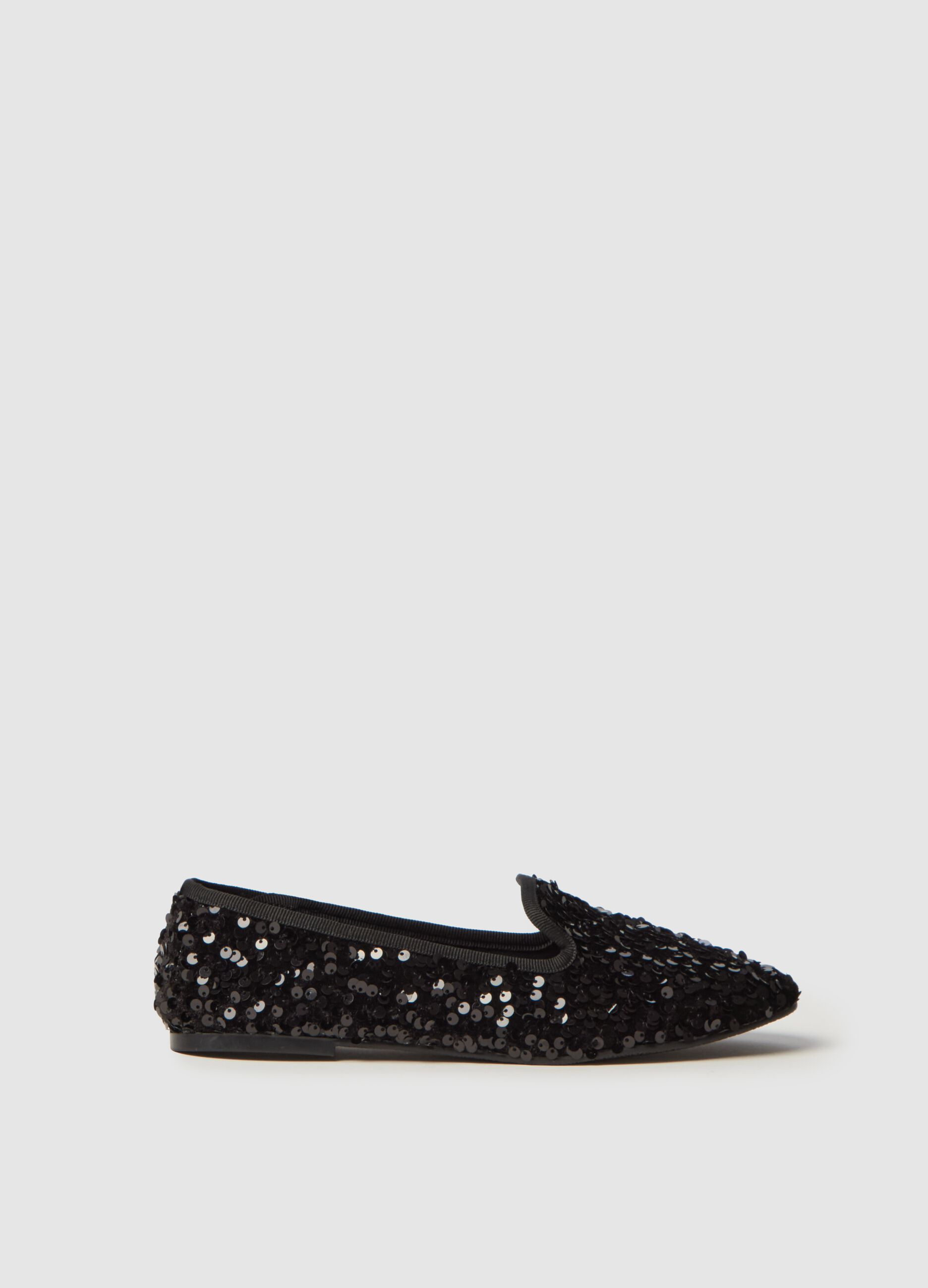 Slipper shoes with sequins_0