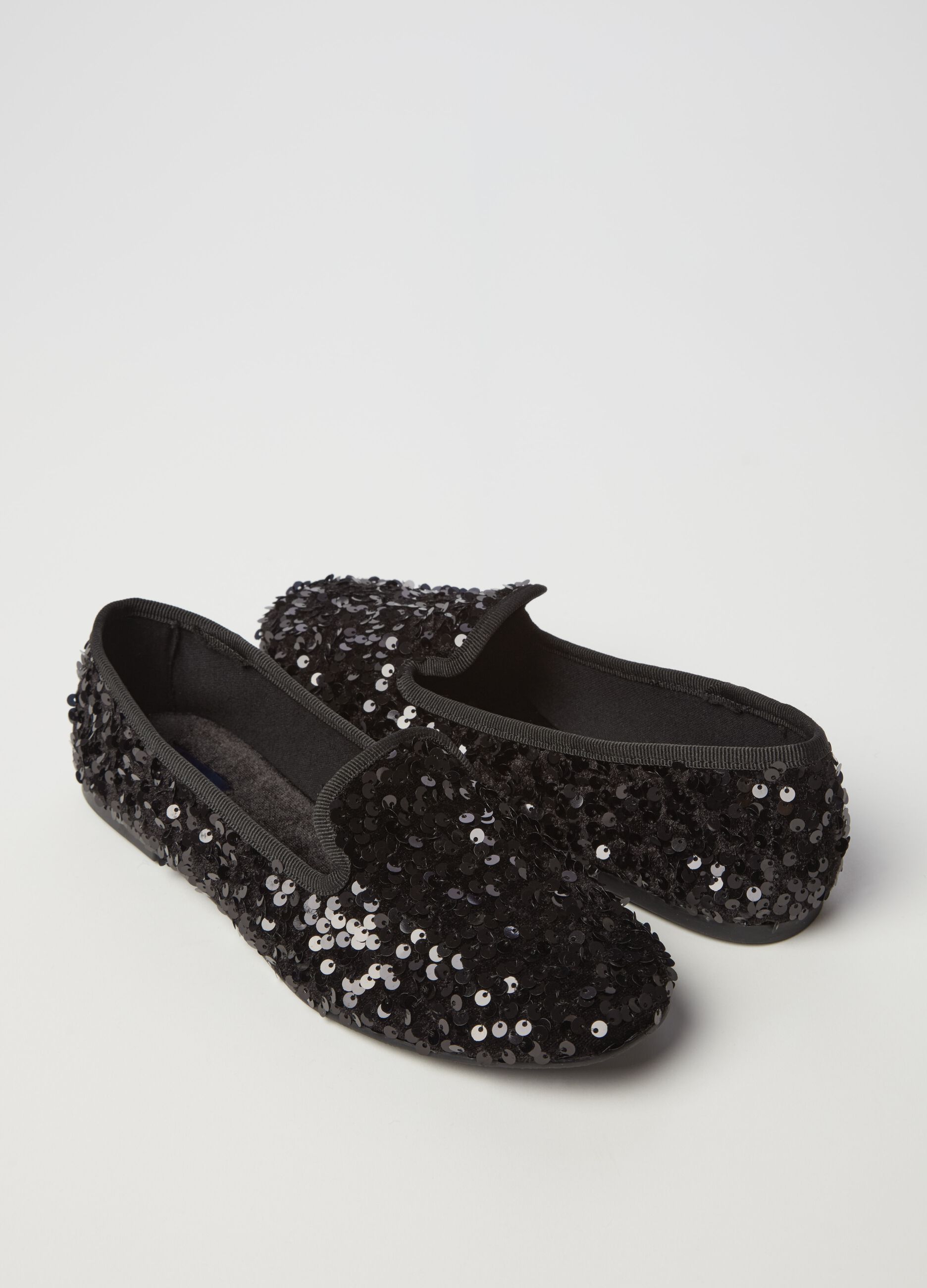 Slipper shoes with sequins_2