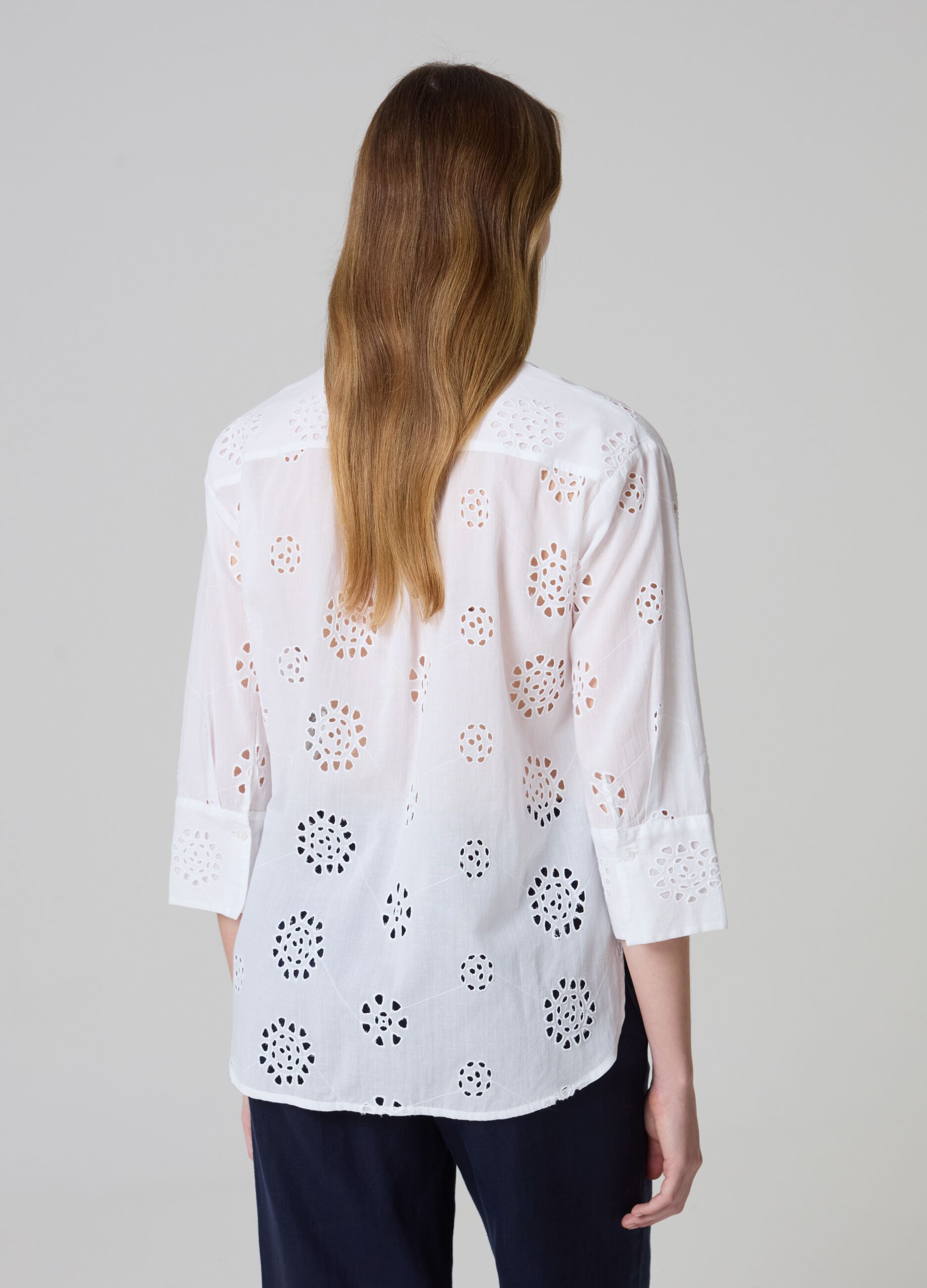 Broderie anglaise shirt