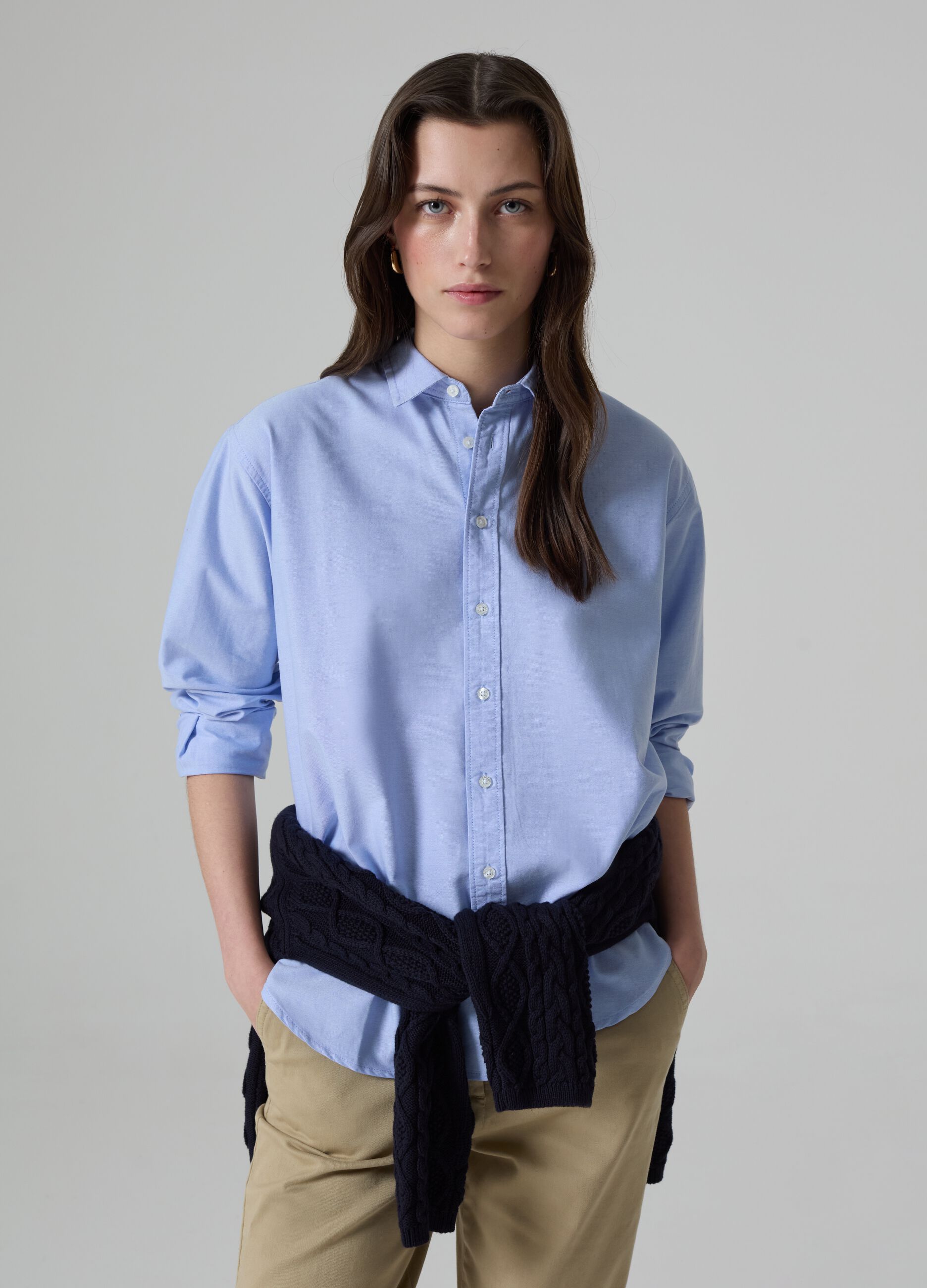 Oxford cotton shirt_0