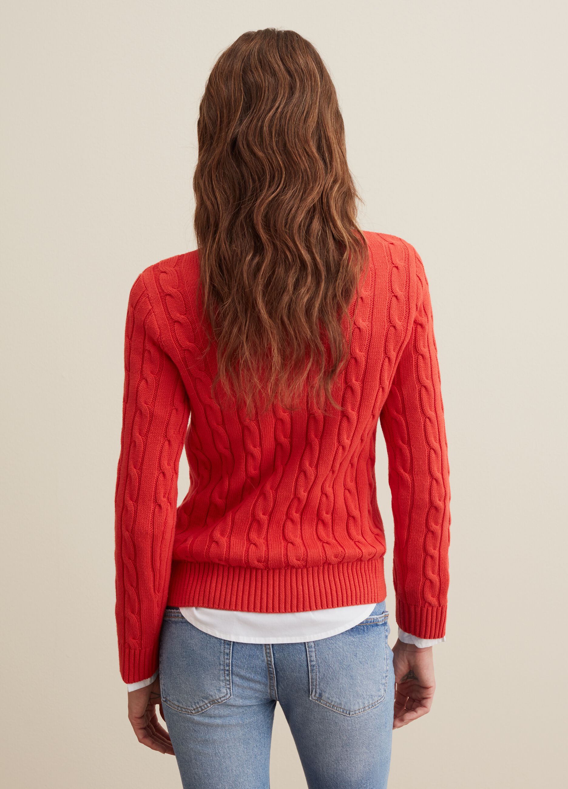 Cable knit crew-neck pullover_2