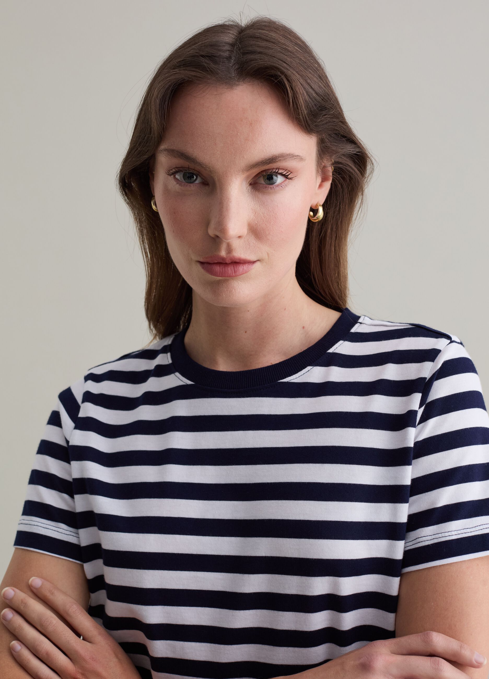 Striped T-shirt in Supima cotton_3