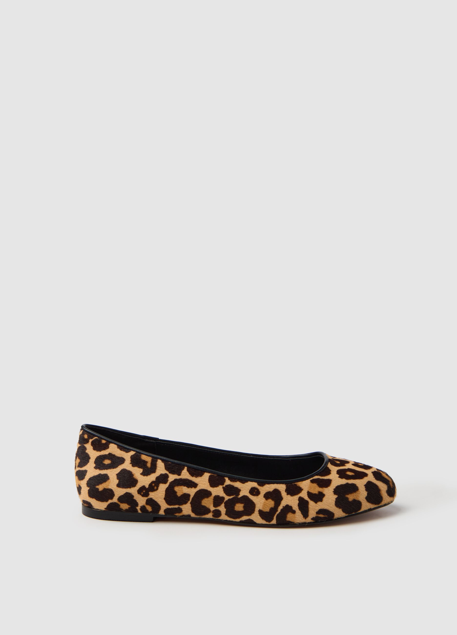 Ballerine in cavallino animalier