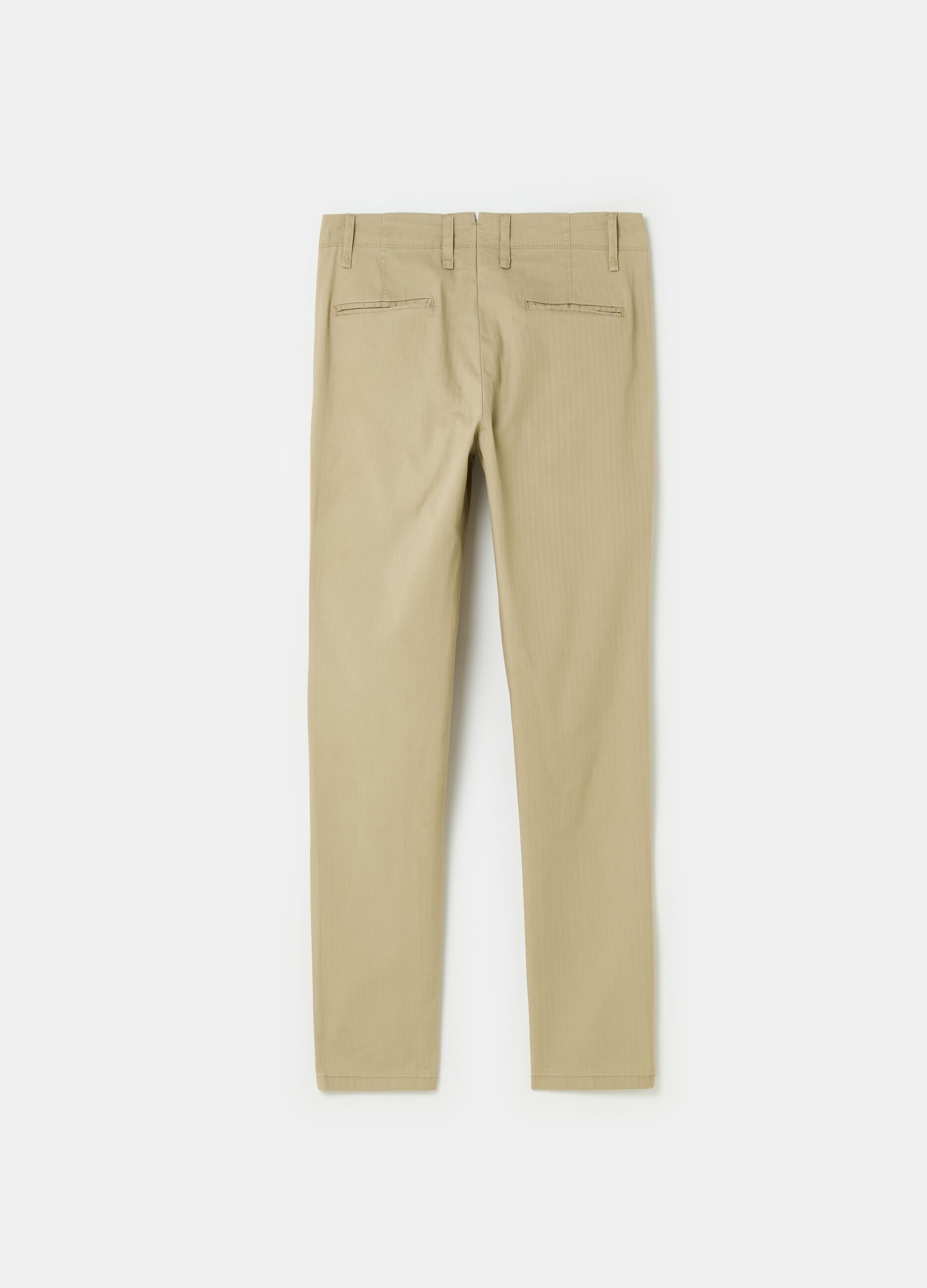 Slim-fit, stretch cotton chinos_4