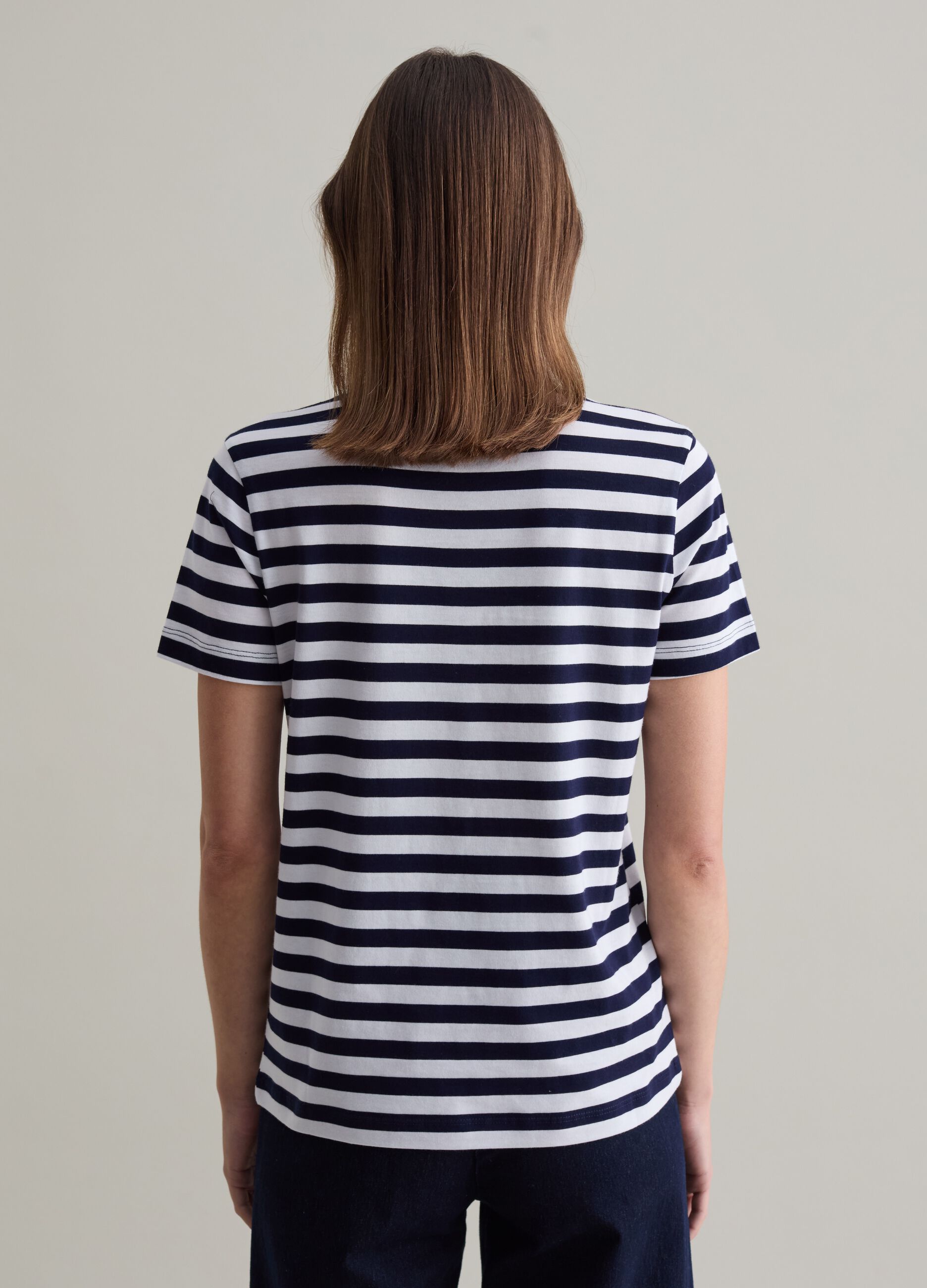 Striped T-shirt in Supima cotton_2