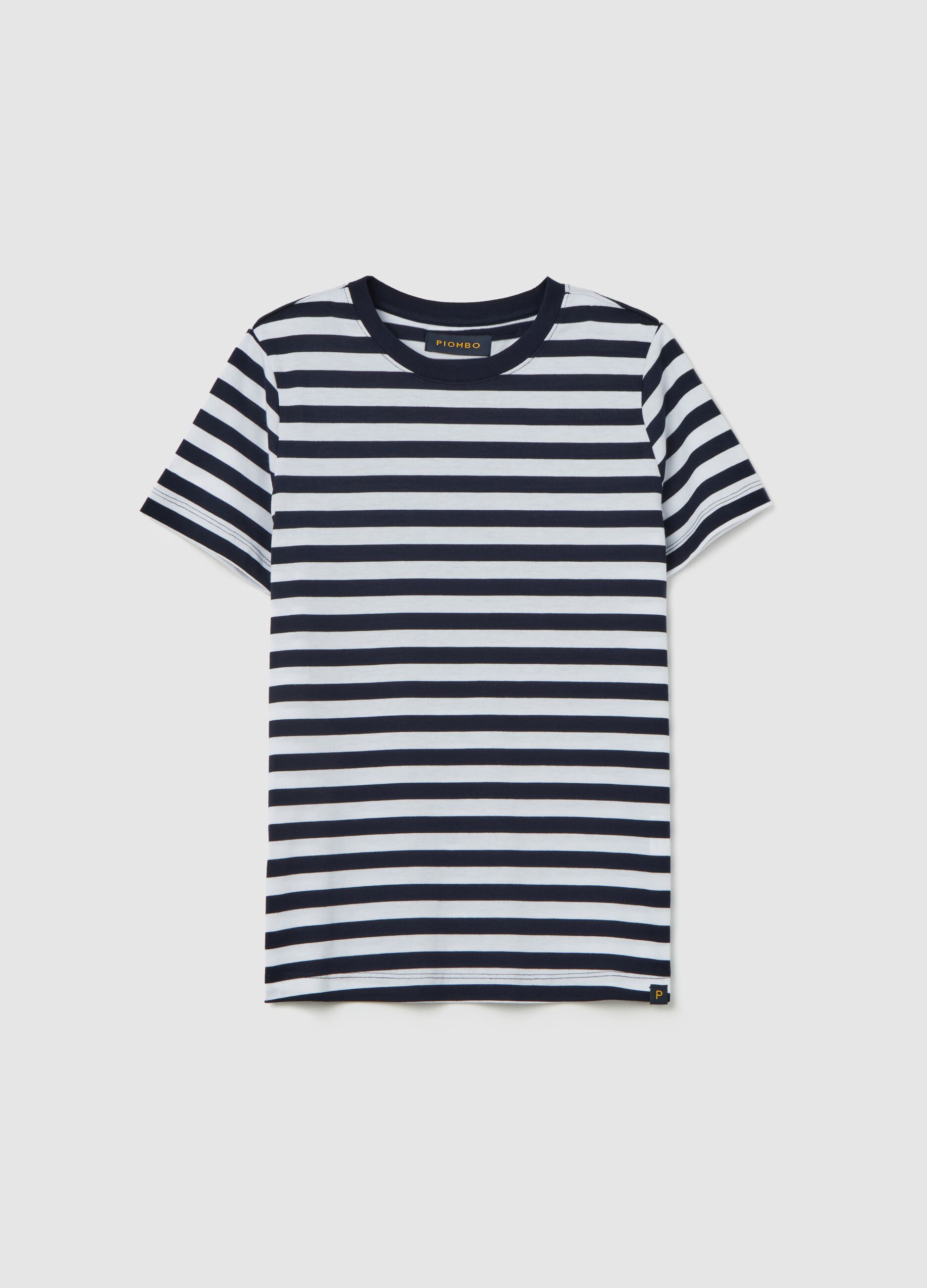 Striped T-shirt in Supima cotton_4