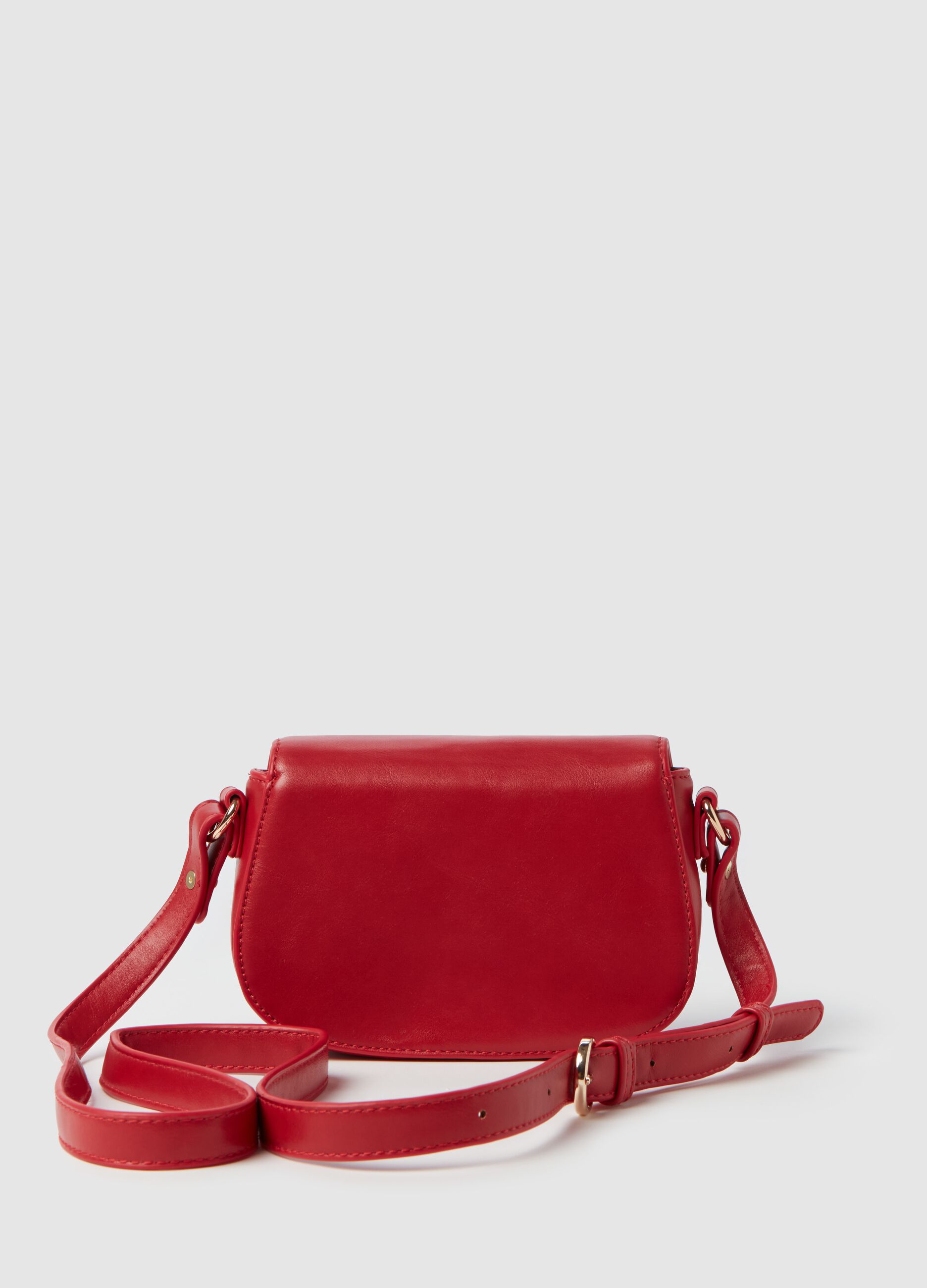 Rounded bag with shoulder strap