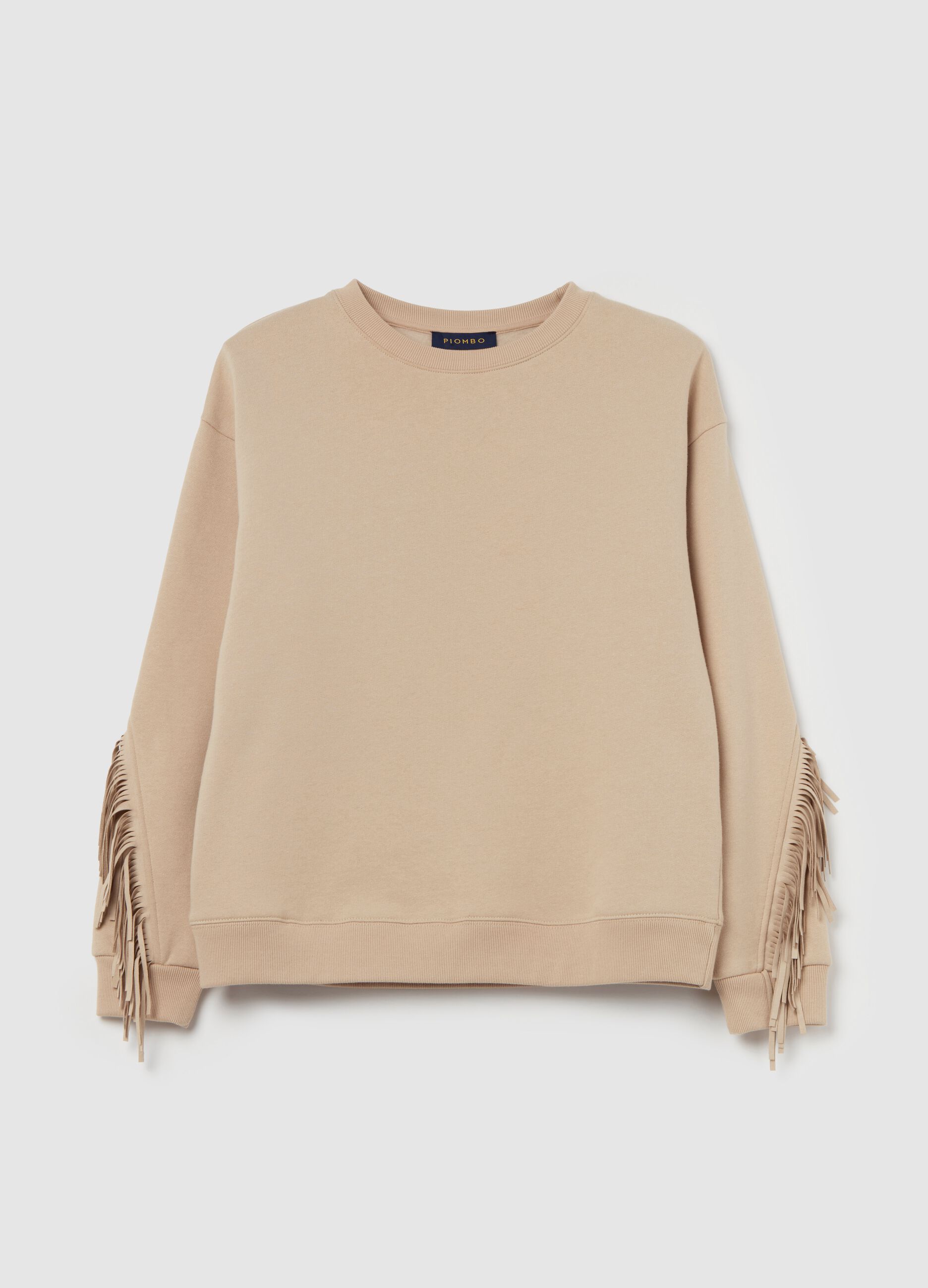 Oversized sweatshirt with fringing_4