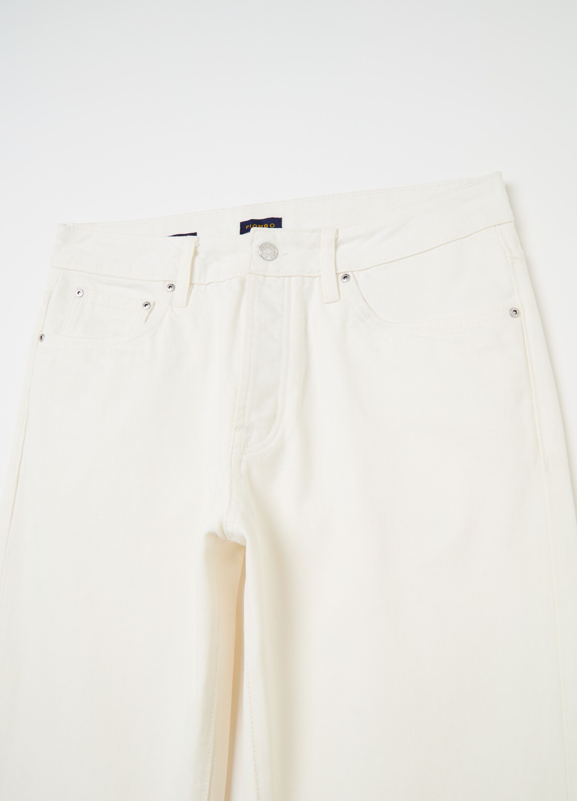 Straight-fit jeans in cotton twill