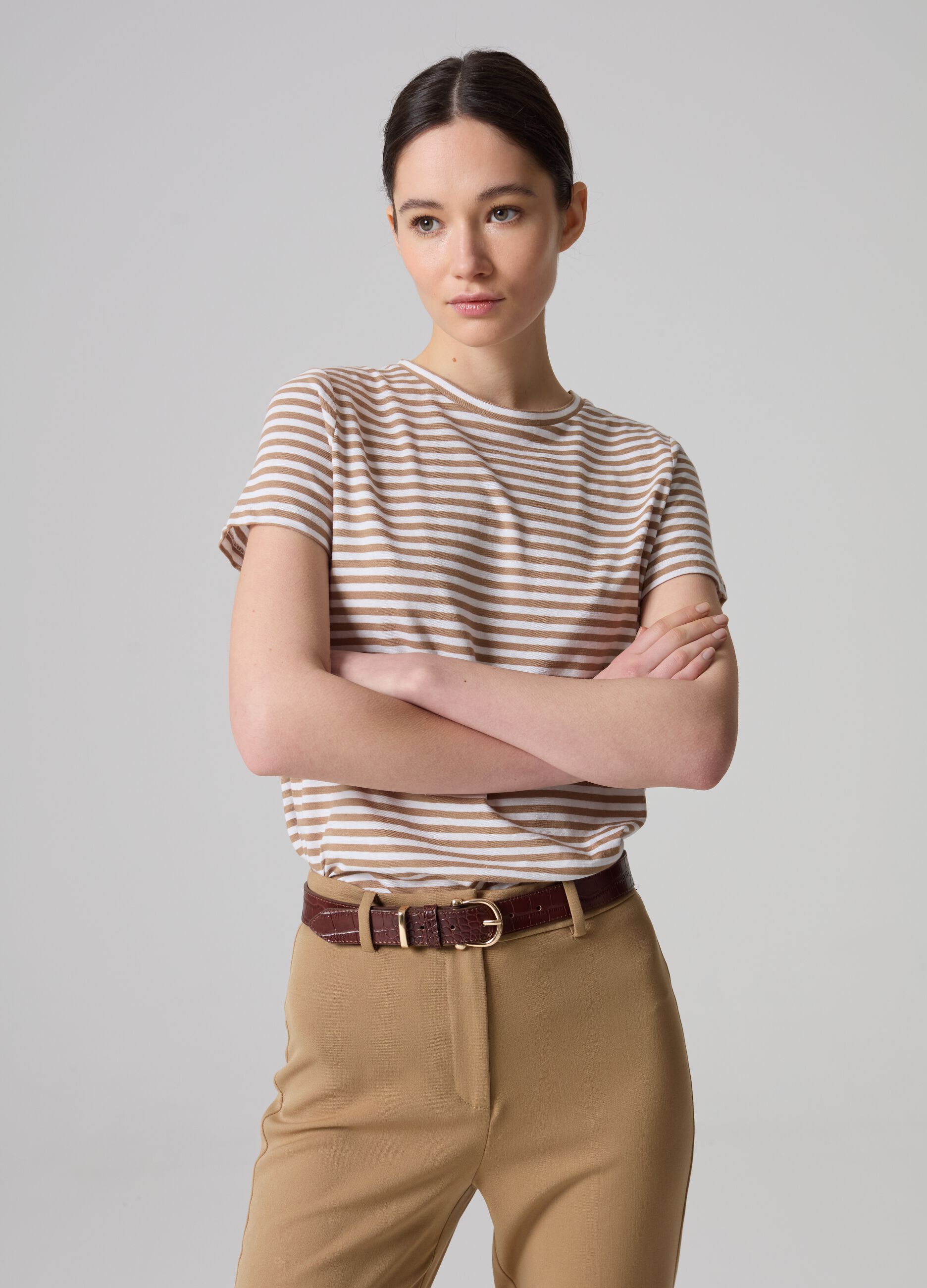 Contemporary striped T-shirt_0