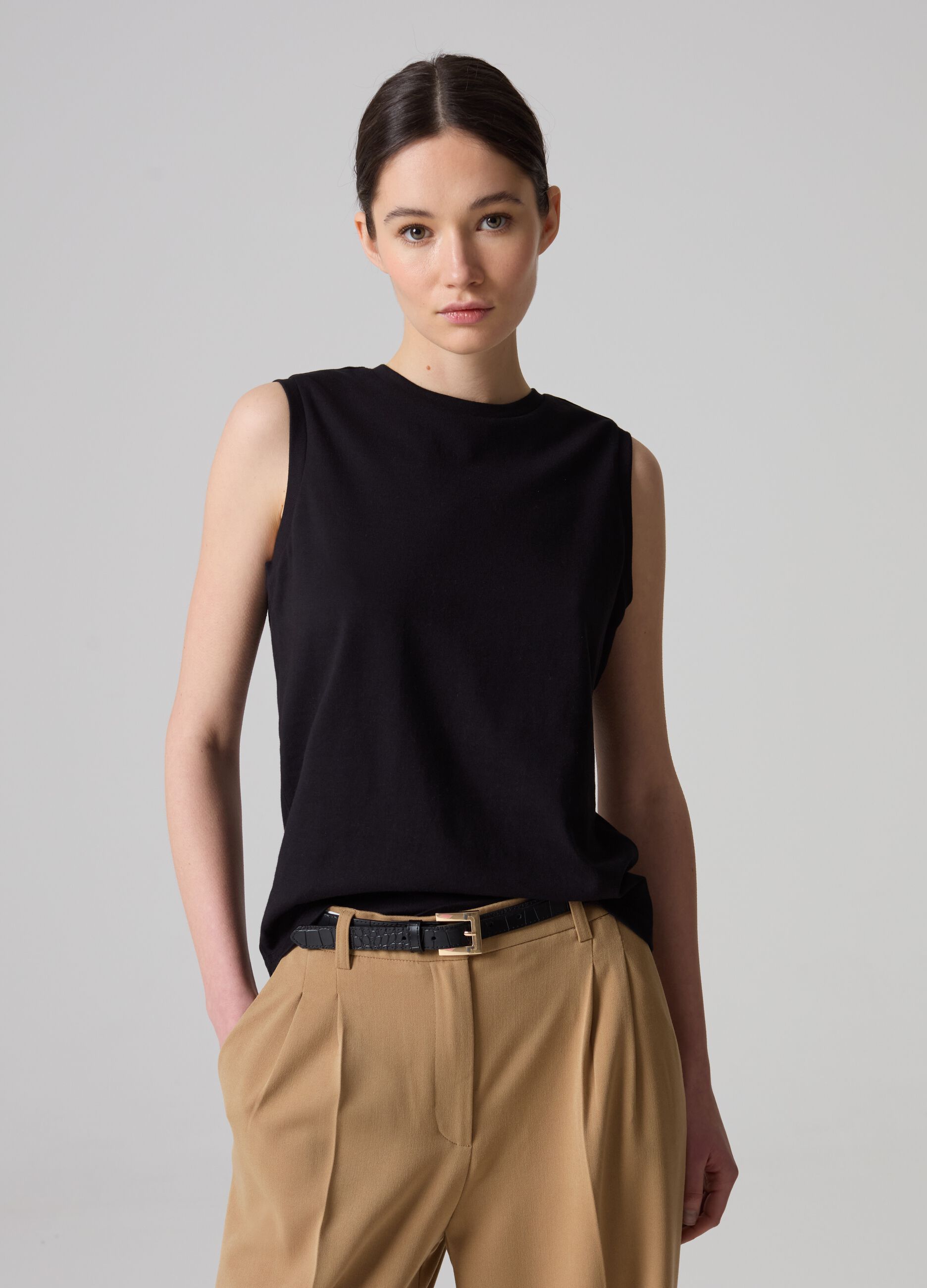 Contemporary sleeveless top_0