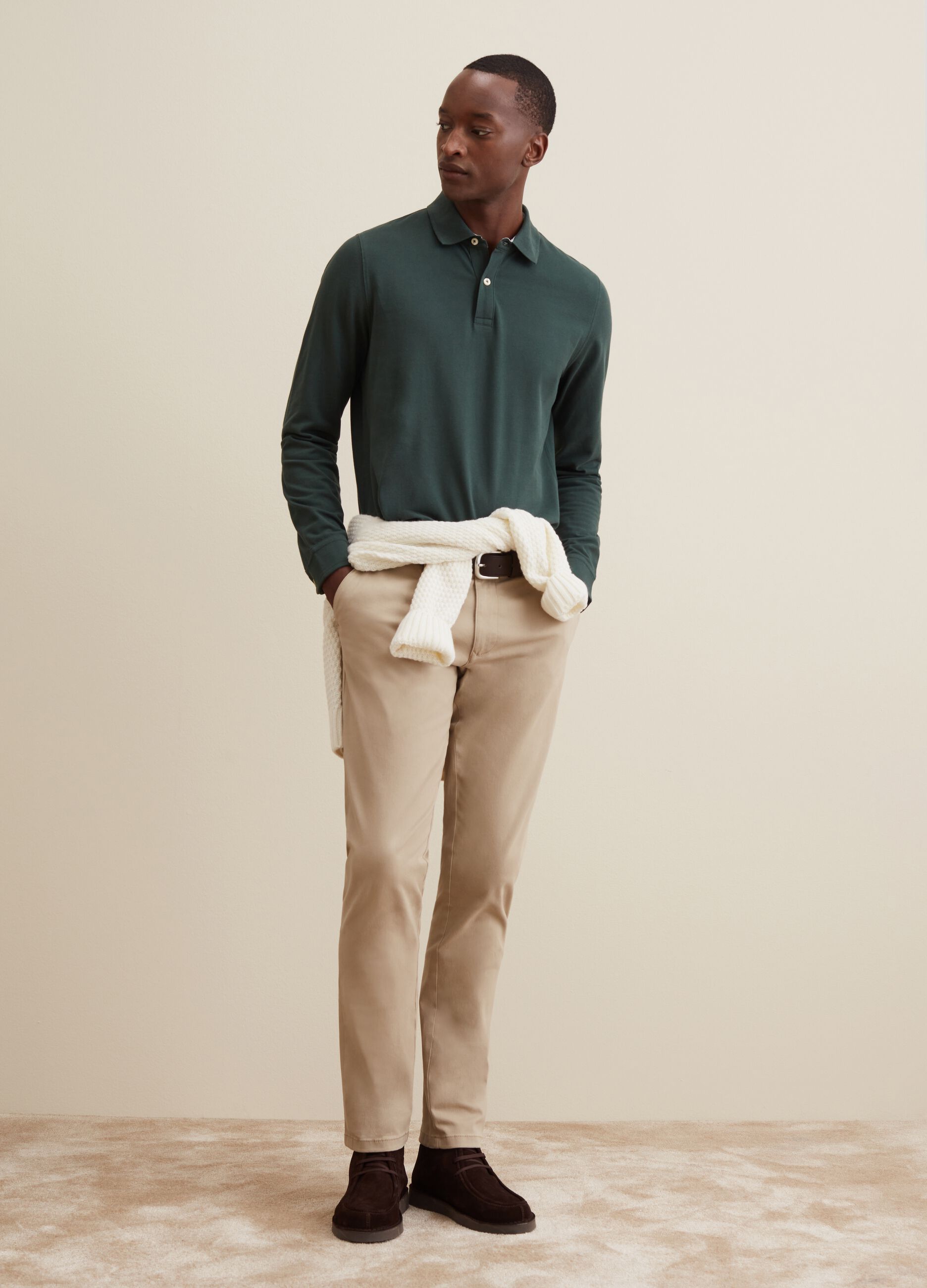 Stretch cotton chinos_0