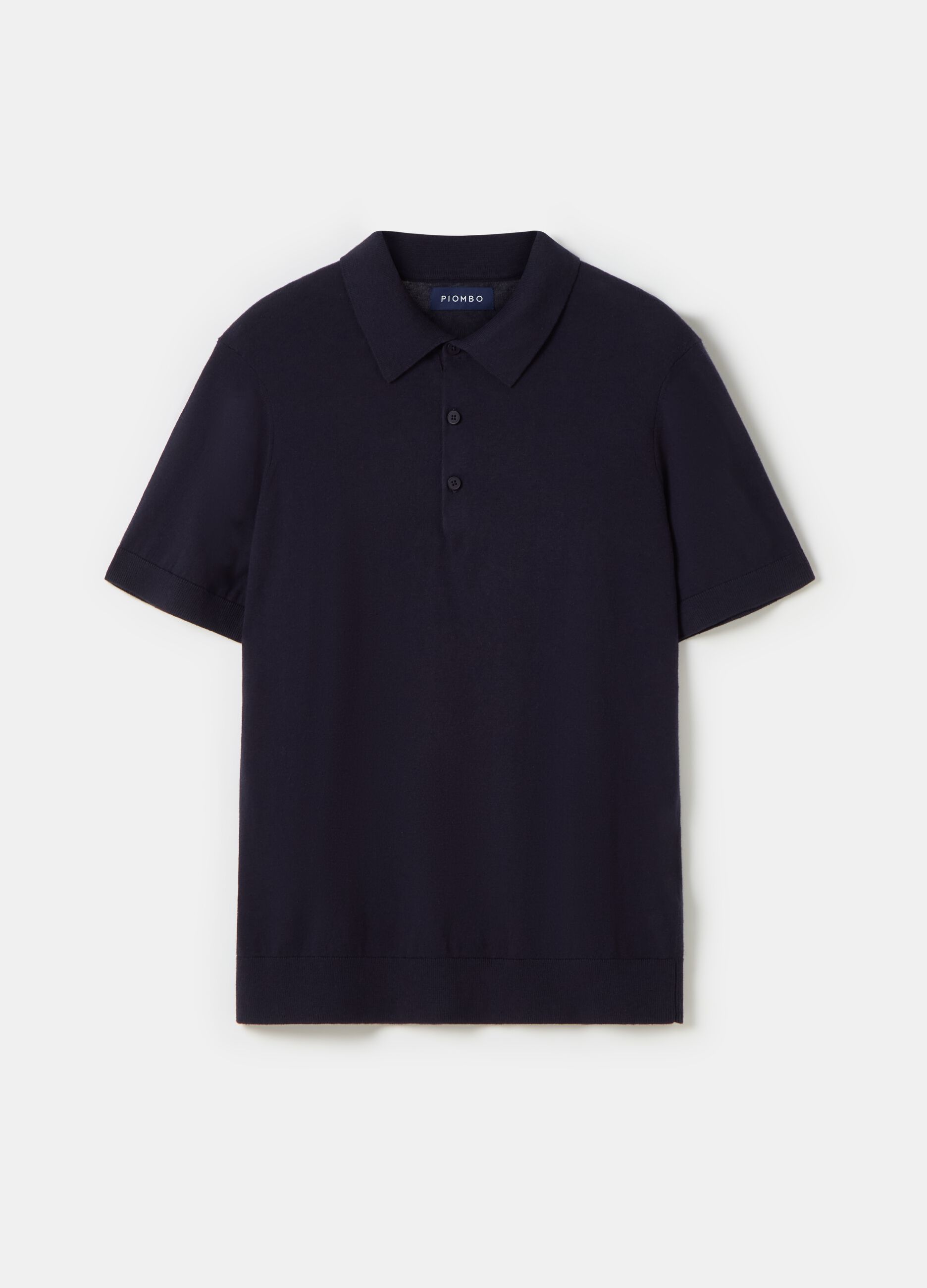 Contemporary solid colour polo shirt_3