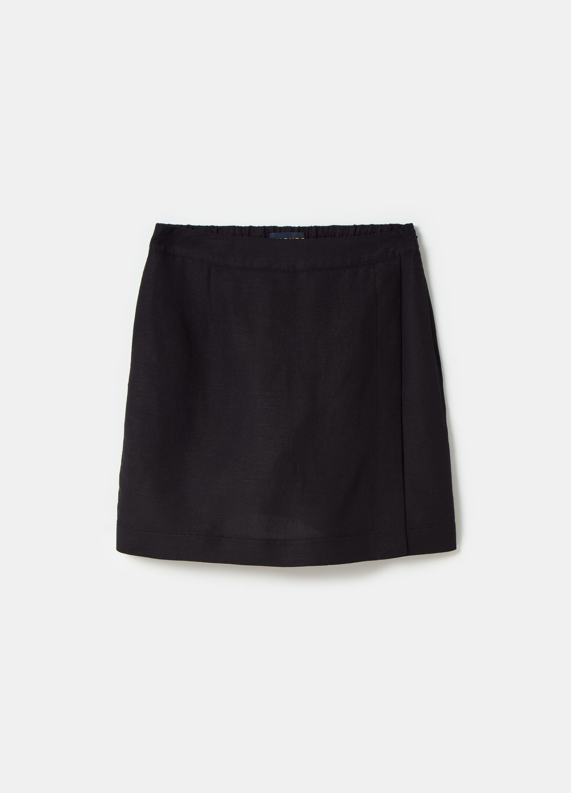 Linen and viscose skort_4