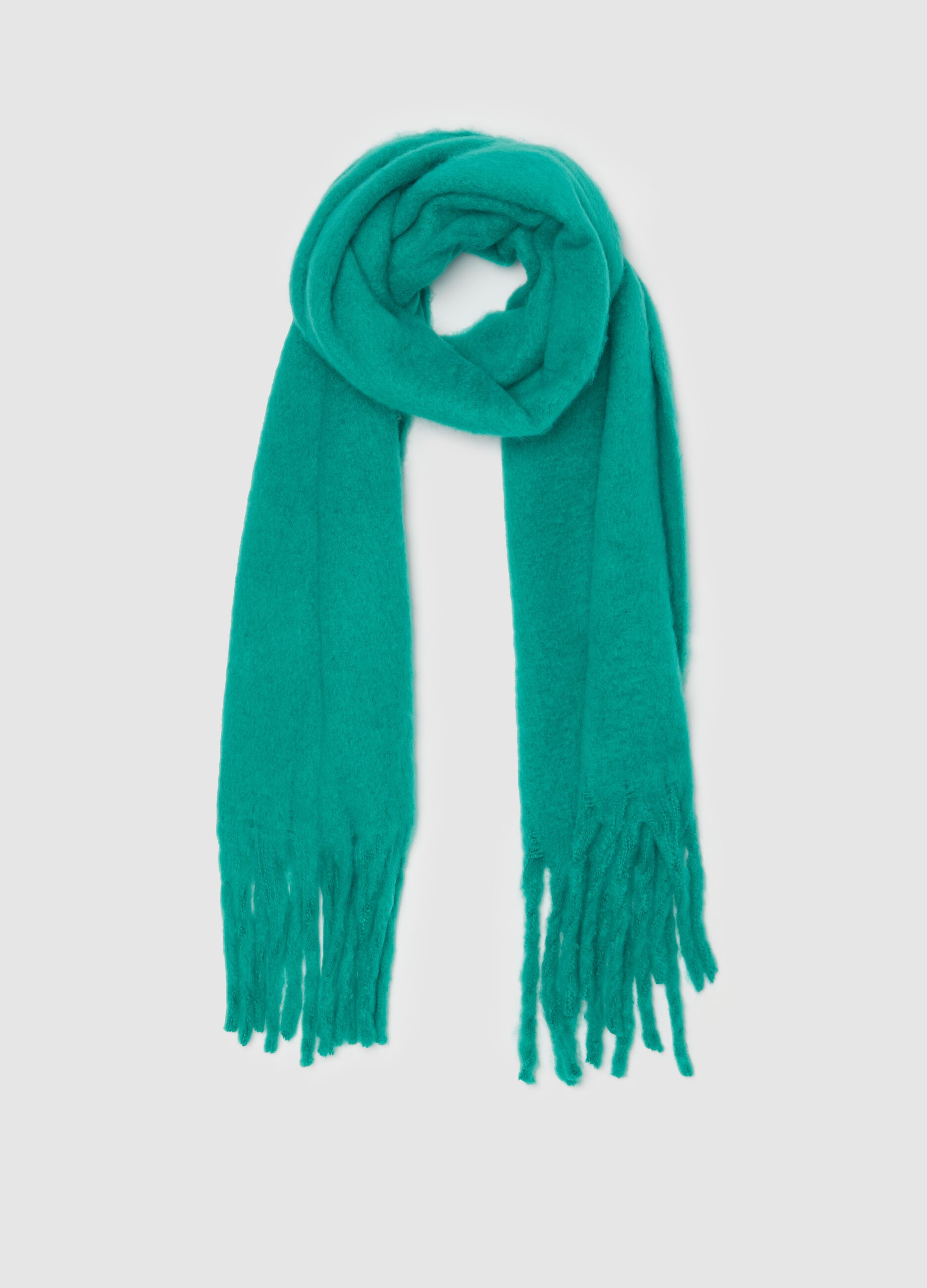 Fringed scarf