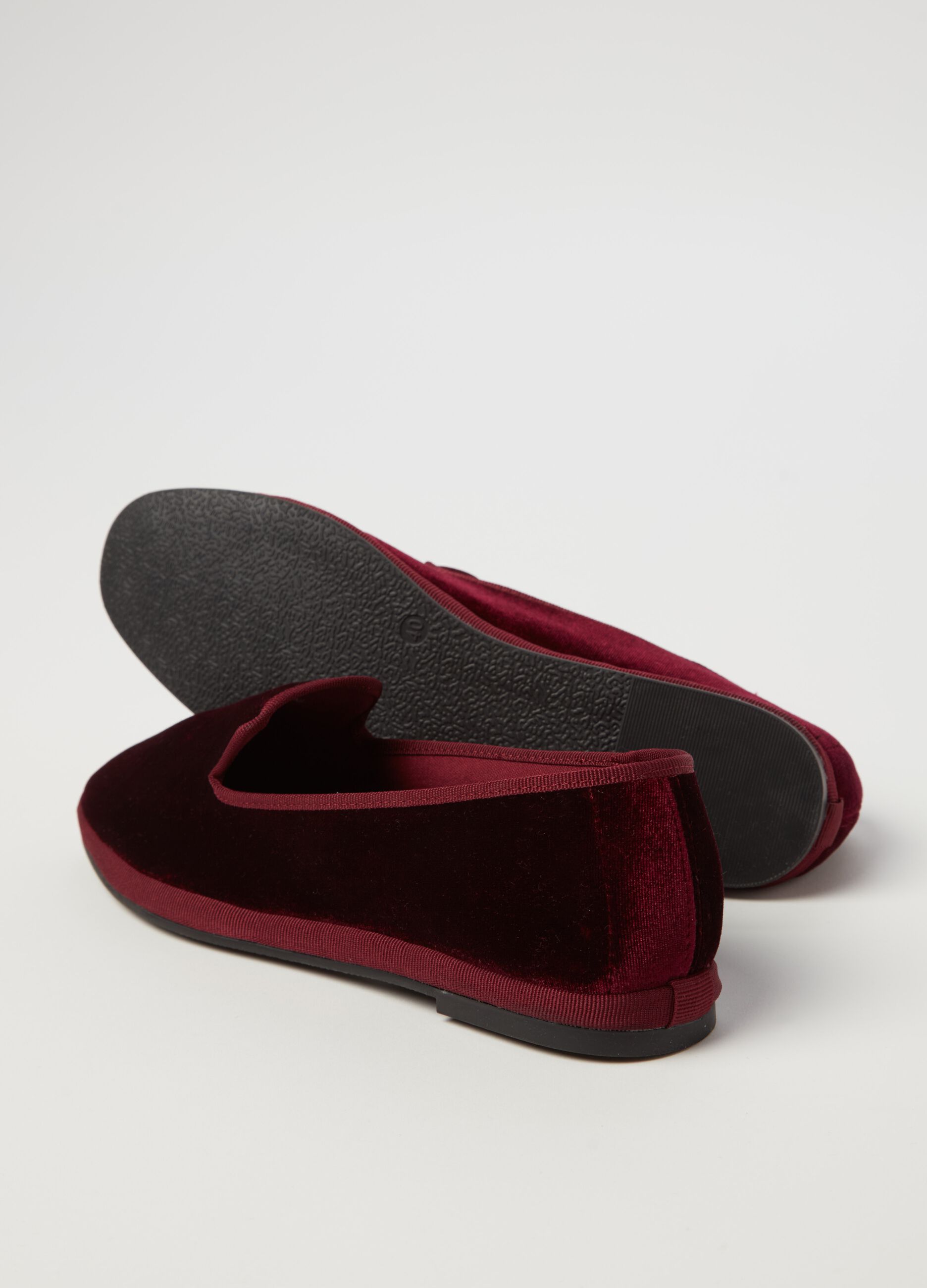 Velvet Friulian slippers