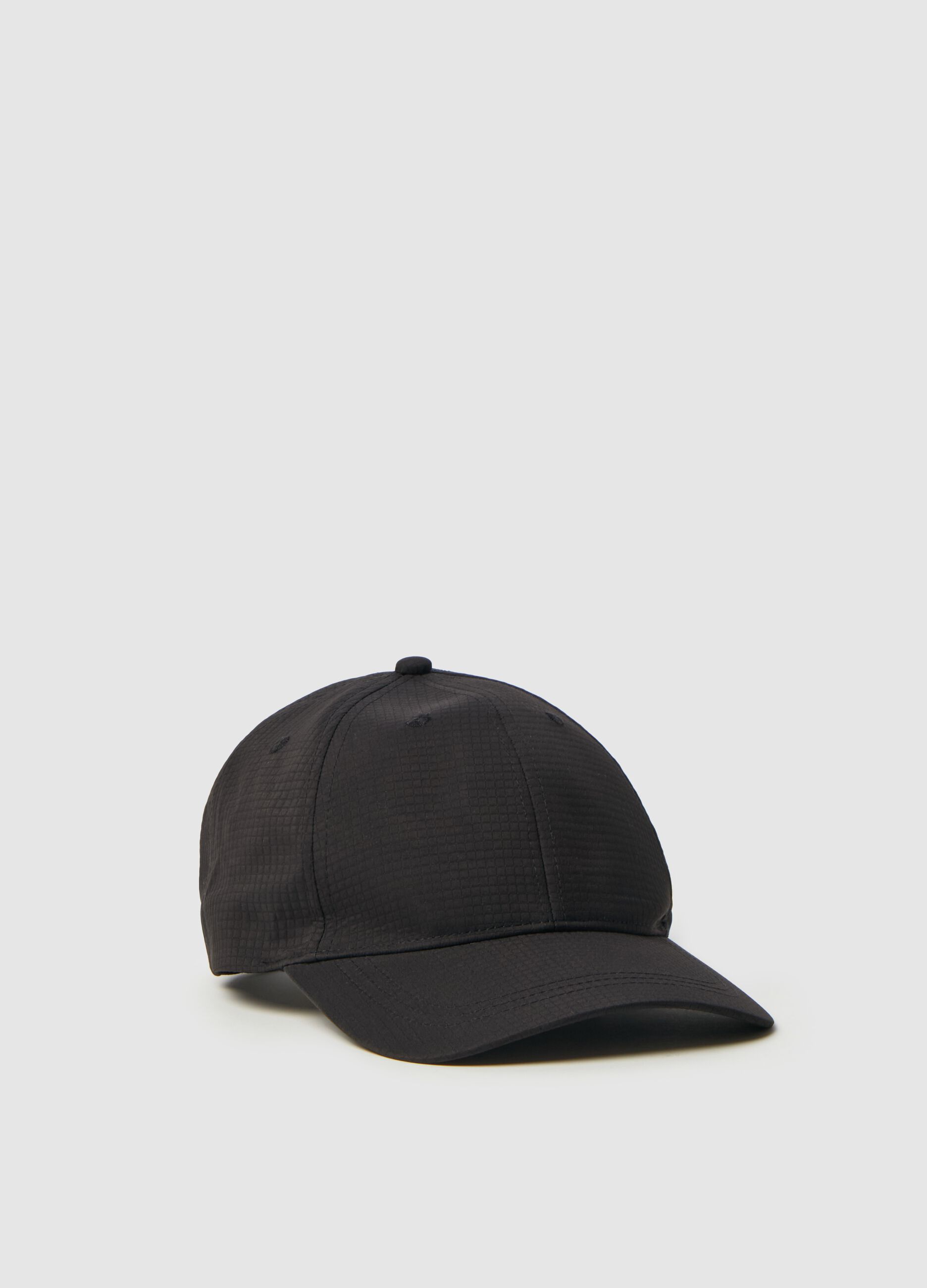 Baseball cap with ripstop weave_0