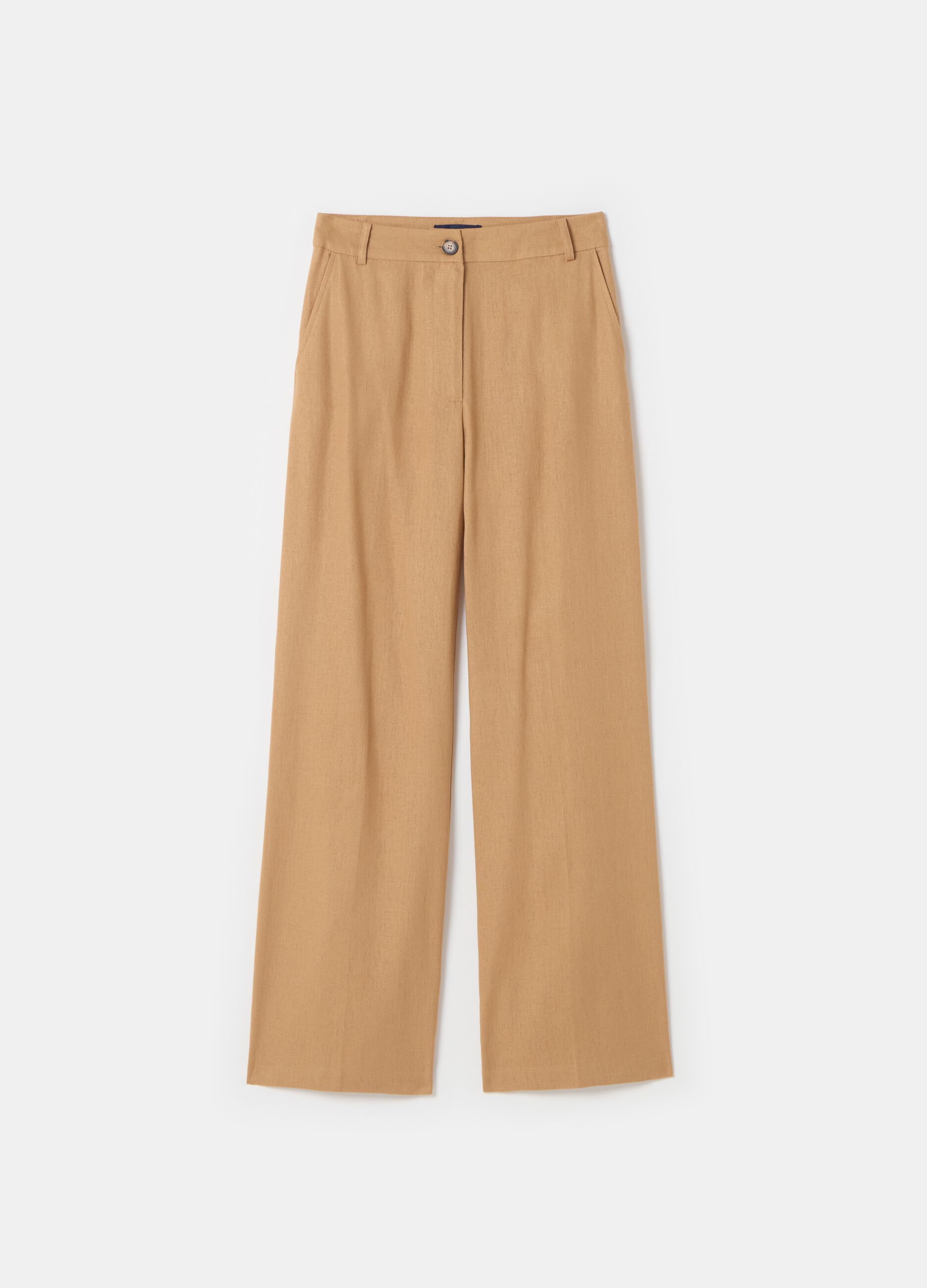 Contemporary wide-leg palazzo trousers