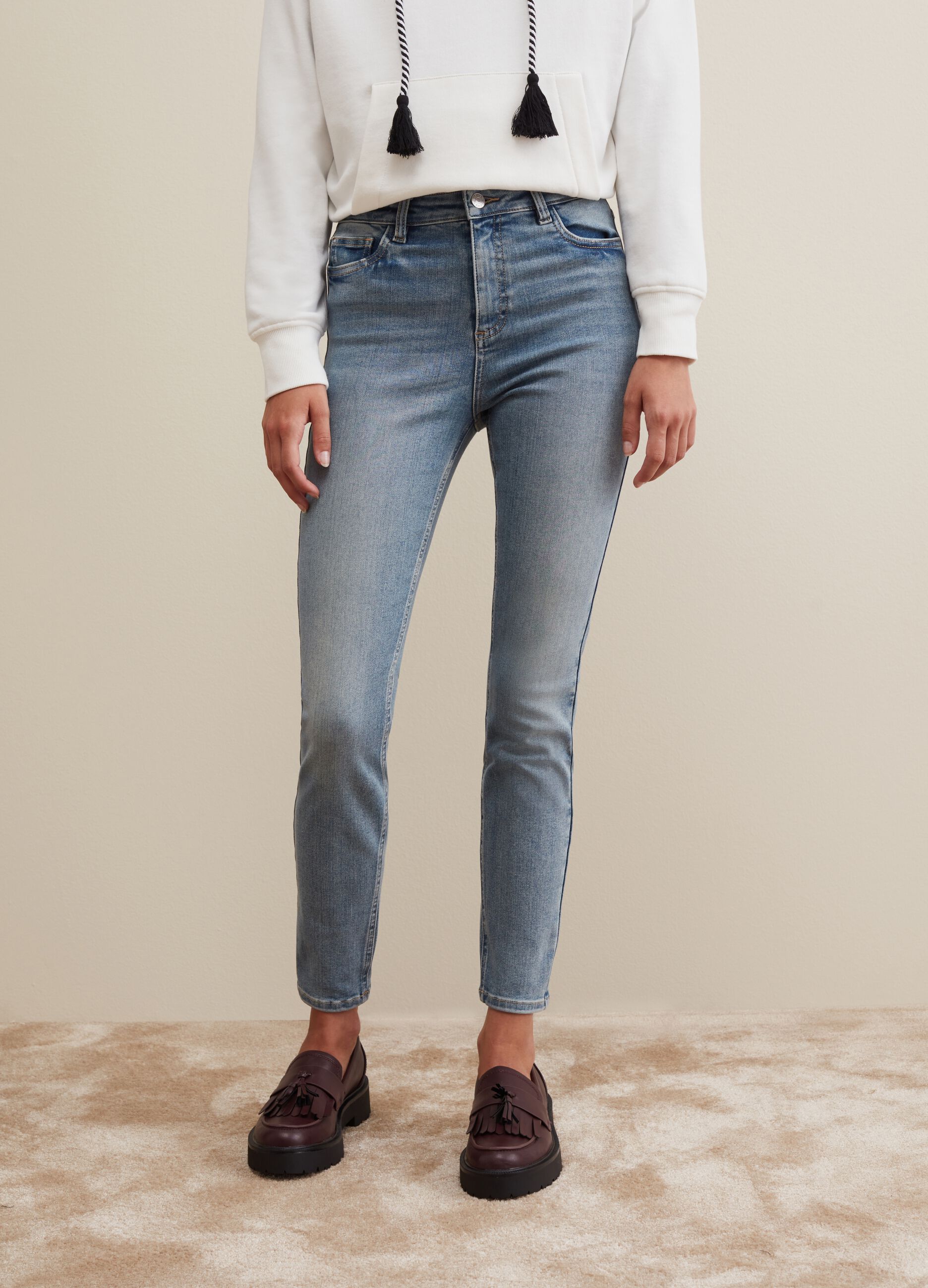 Women\'s Italian Jeans: Skinny, Wide Leg PIOMBO | & More